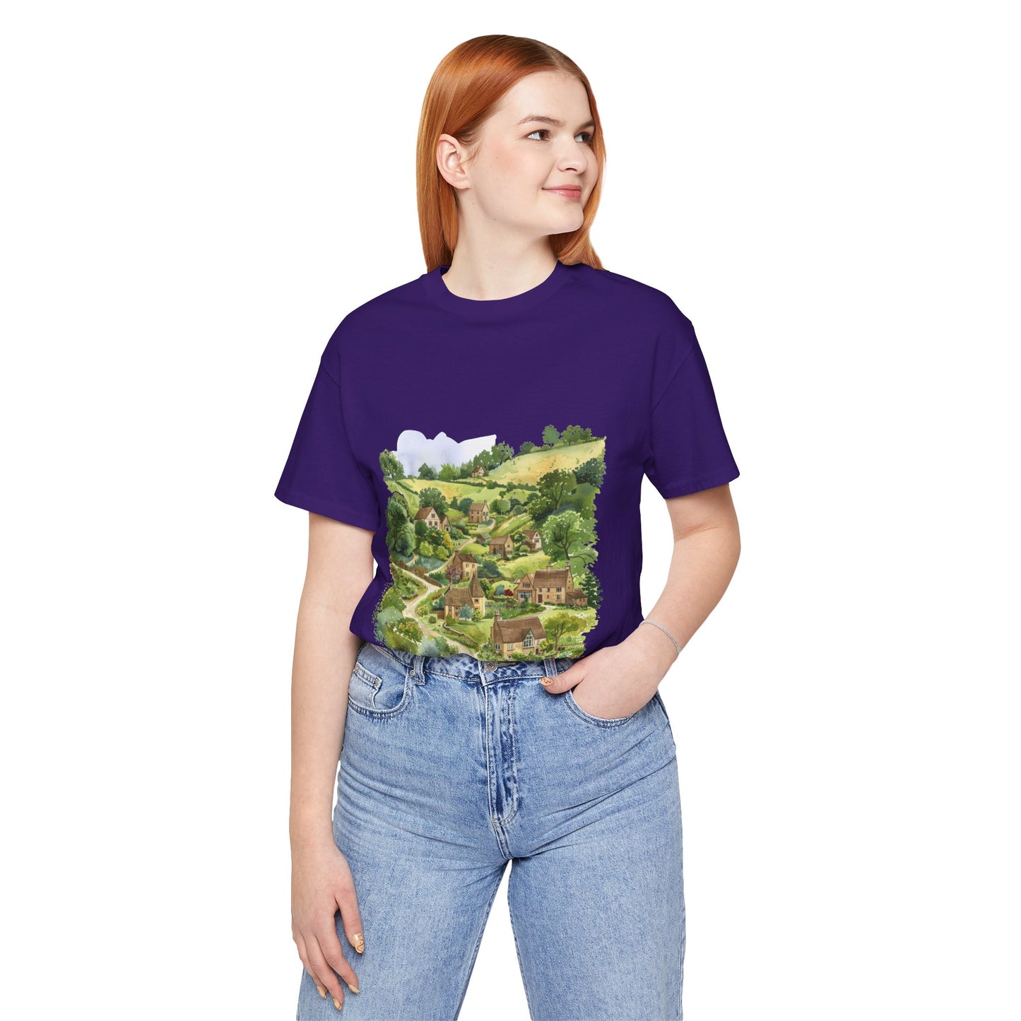 Unisex Jersey Short Sleeve Tee - Enchanting Landscapes of Britain