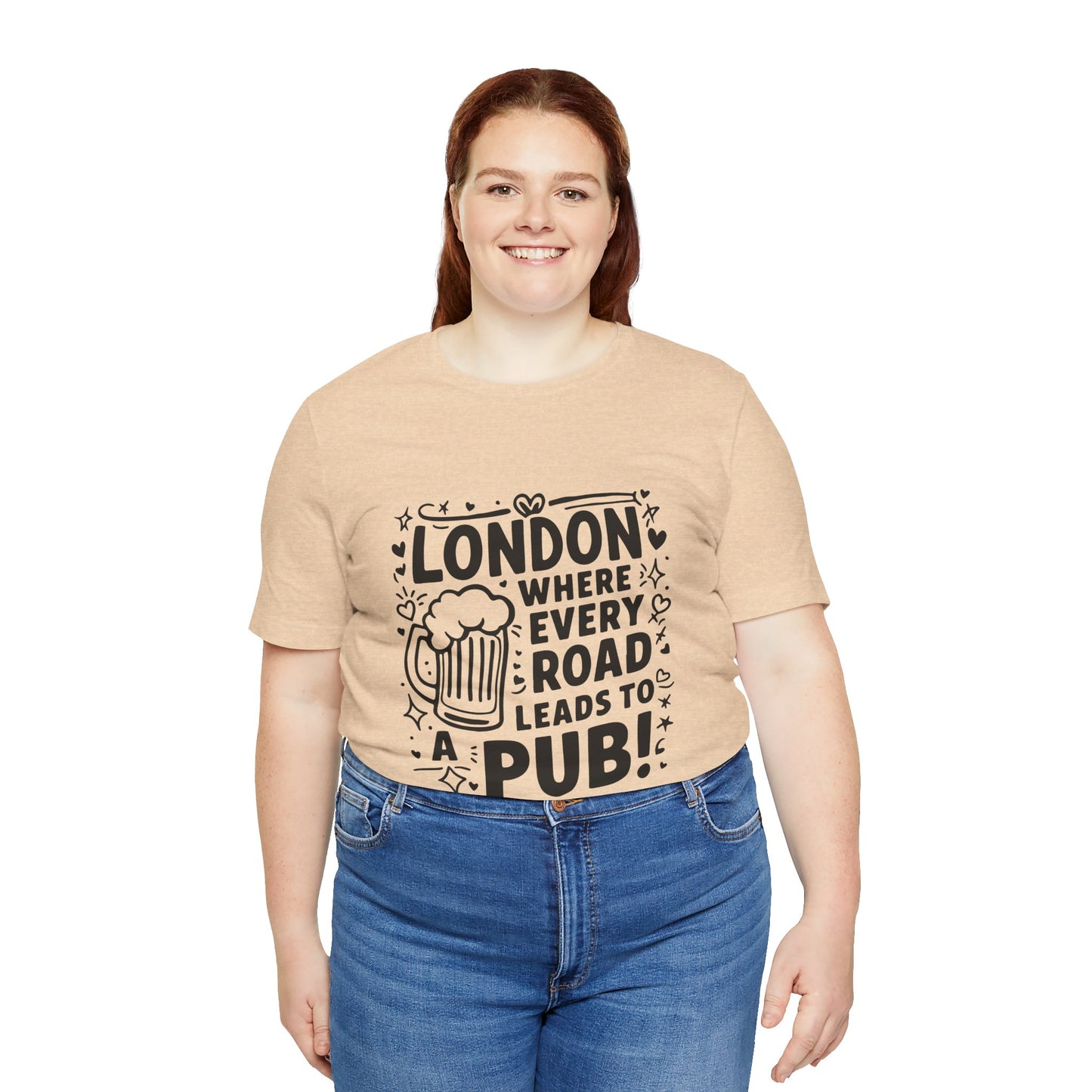 Unisex Jersey Short Sleeve Tee - London's Pub Leading Road