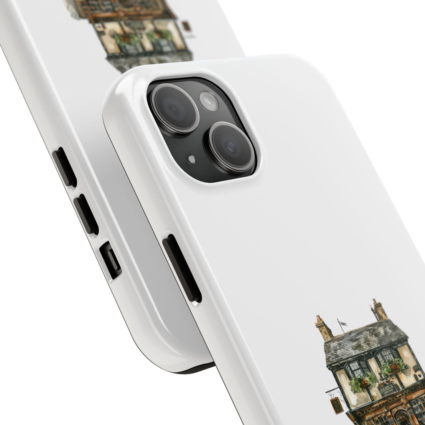 Charming Cottage Tough Phone Case - Durable Protection with Whimsical Design