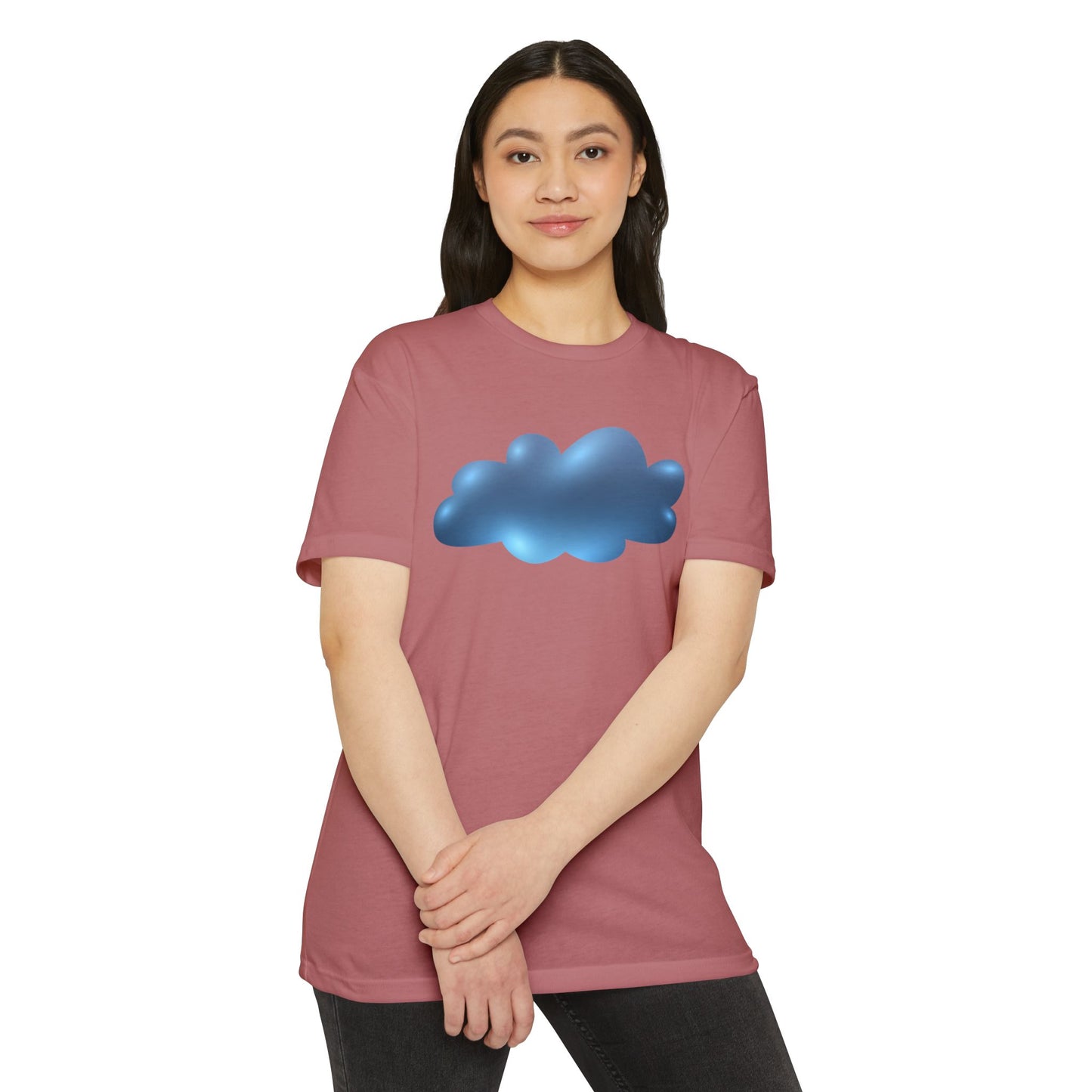 Unisex CVC Jersey T-shirt - Dreamy Cloud Design