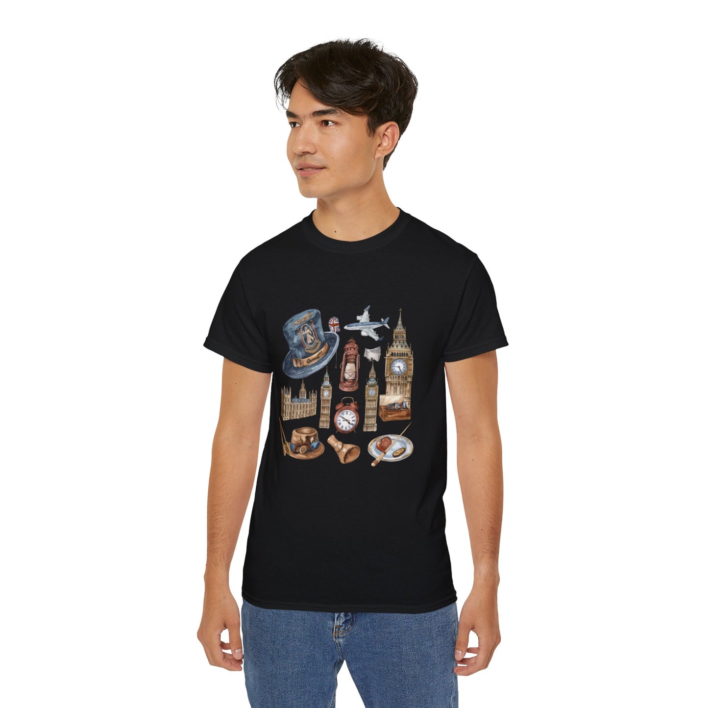 Unisex Ultra Cotton Tee - Heritage England - Vintage Icons