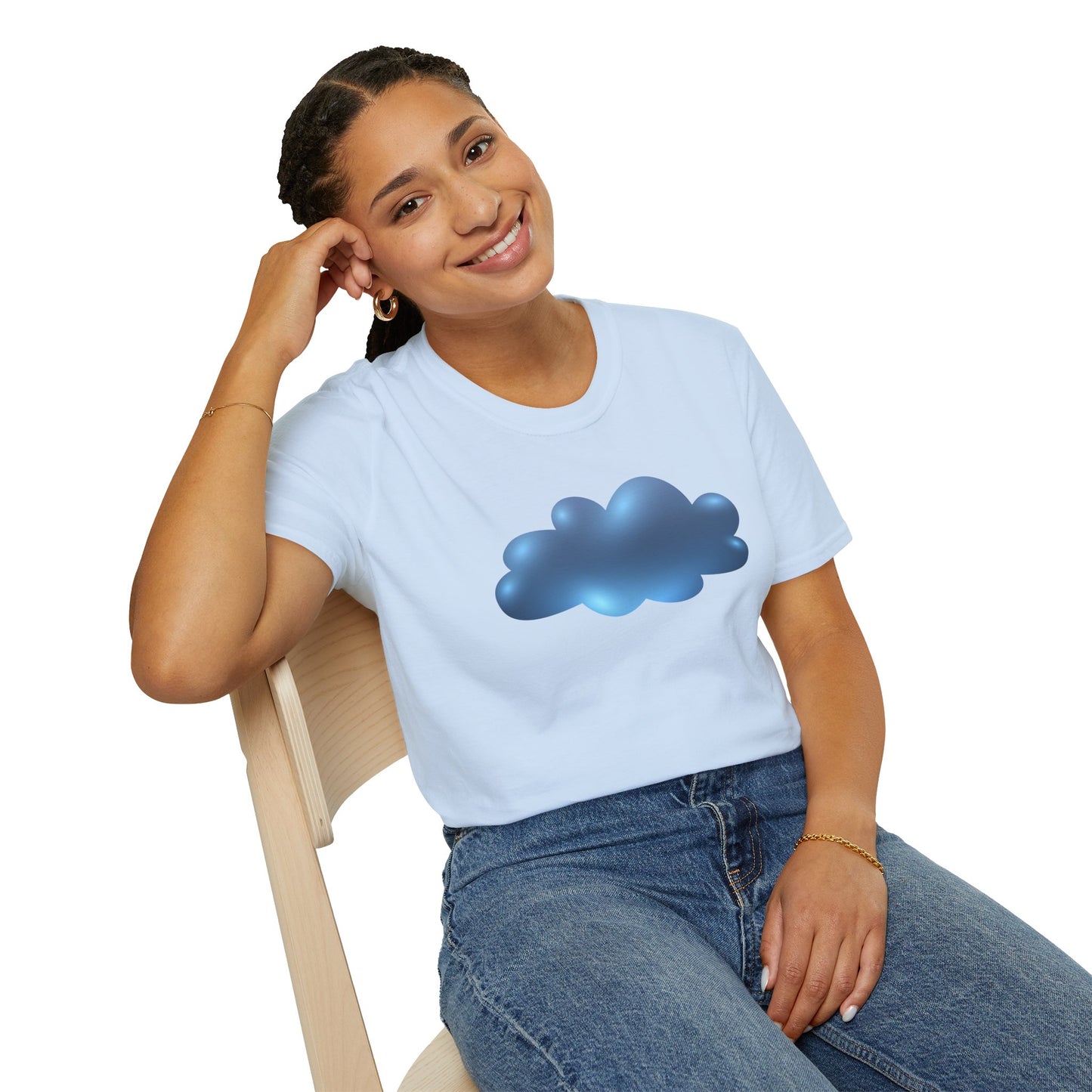 Unisex Softstyle T-Shirt - Serene Cloudscape - Dreamy Cloud