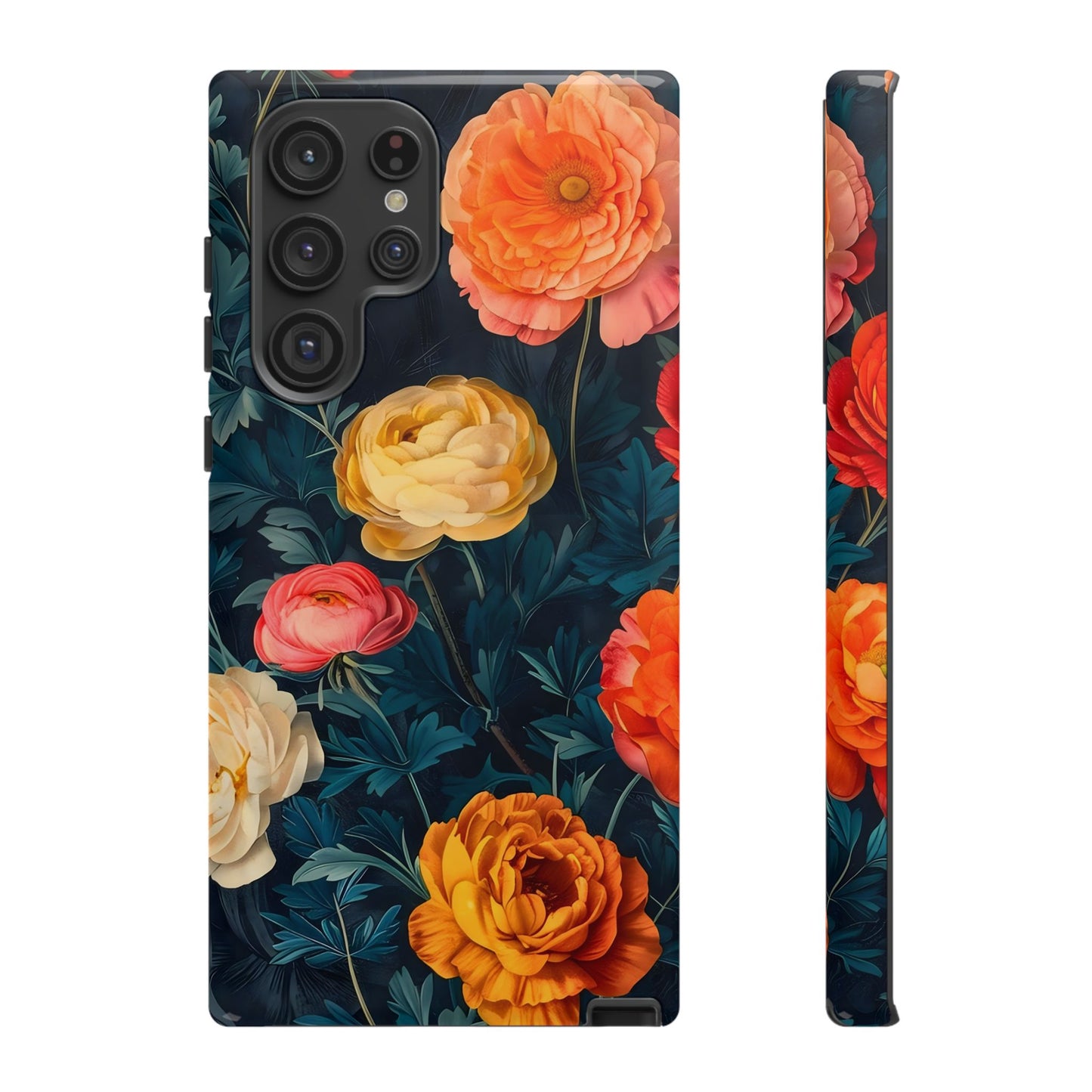 Floral Phone Case - Tough Cases, Stylish Protection, Gift for Flower Lovers, Customizable Cover, Floral Design Mobile Accessory