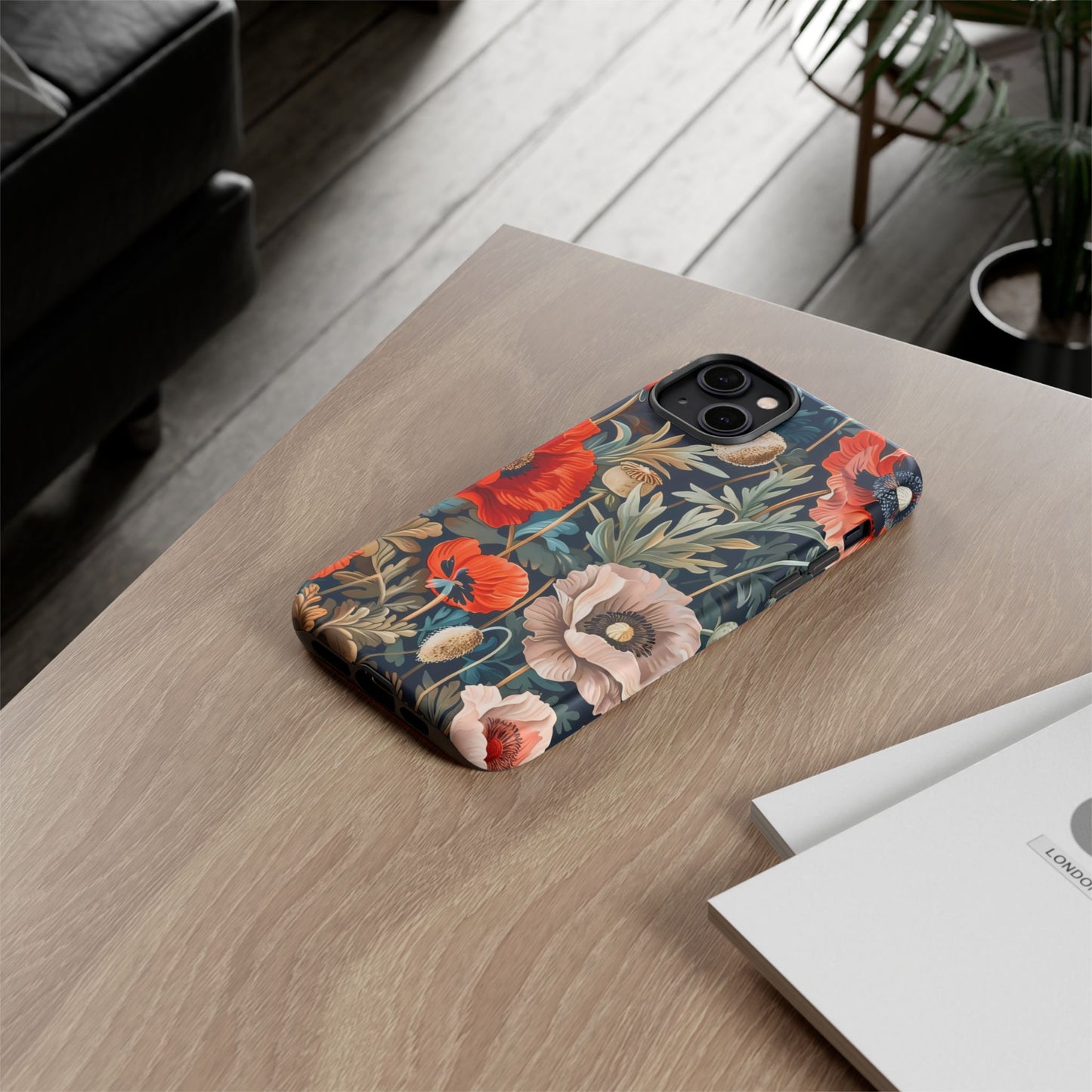 Floral Phone Case - Tough Cases, Flower Design, Chic Tech Accessories, Stylish Gifts, Unique Phone Protectors