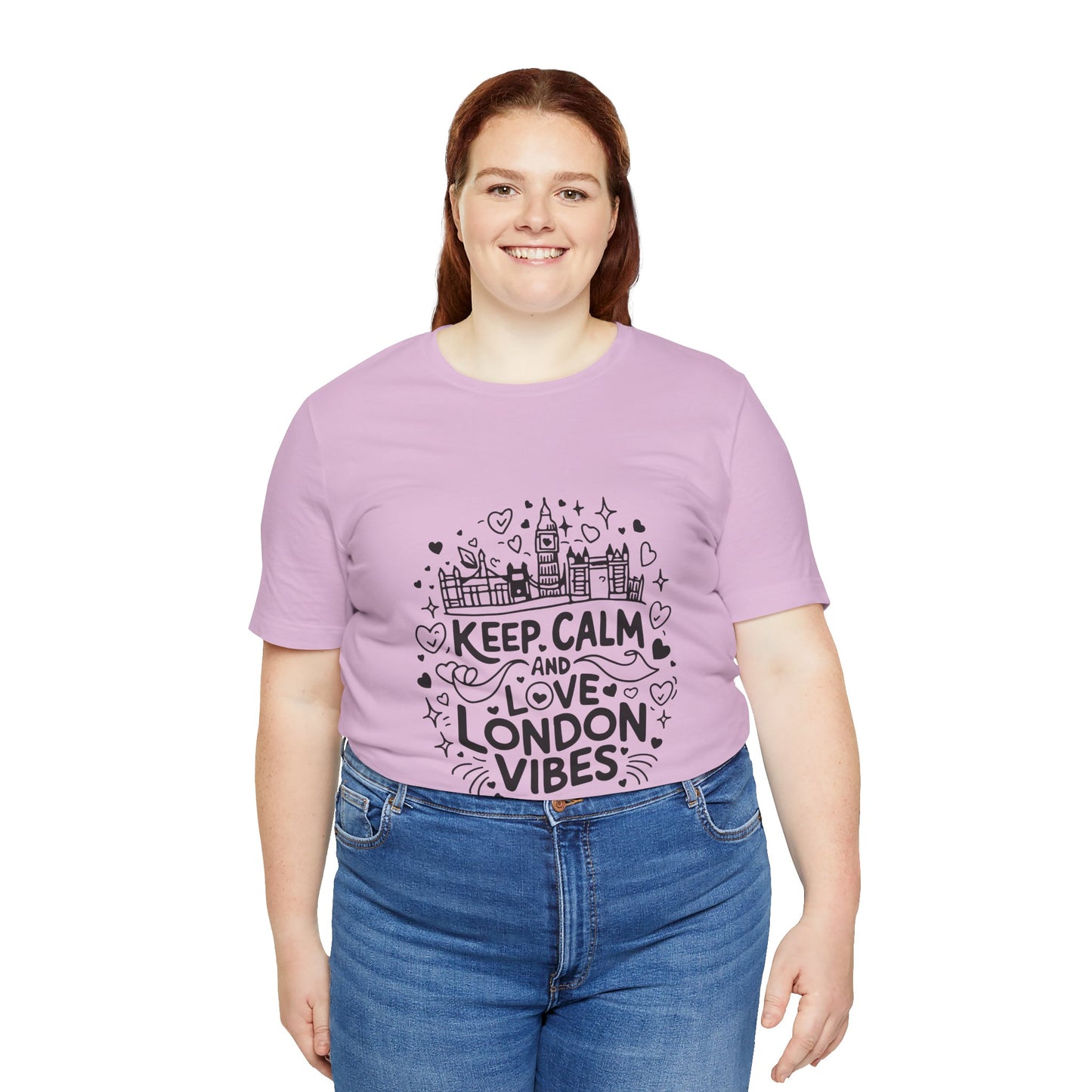 Unisex Jersey Short Sleeve Tee - Keep Calm and love London Vibes