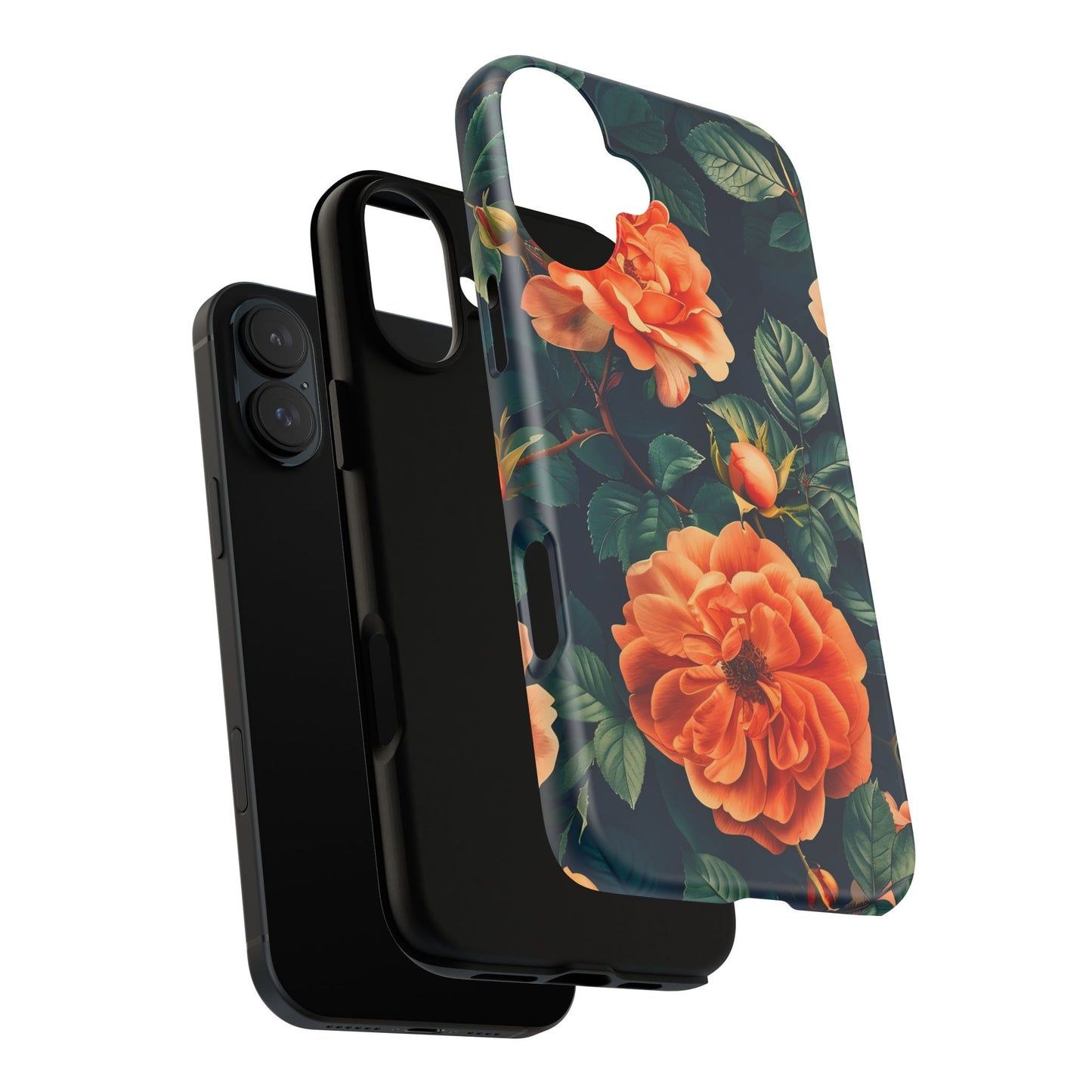 Floral Phone Case, Tough Cases for Nature Lovers, Botanical Design, Phone Protection, Gift for Her, Trending Floral Accessories