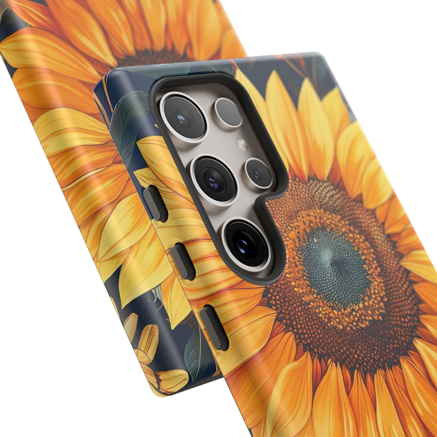 Sunflower Phone Case - Floral Design for Nature Lovers, Cute Spring Accessory, Gift for Her, Eco-Friendly Cover