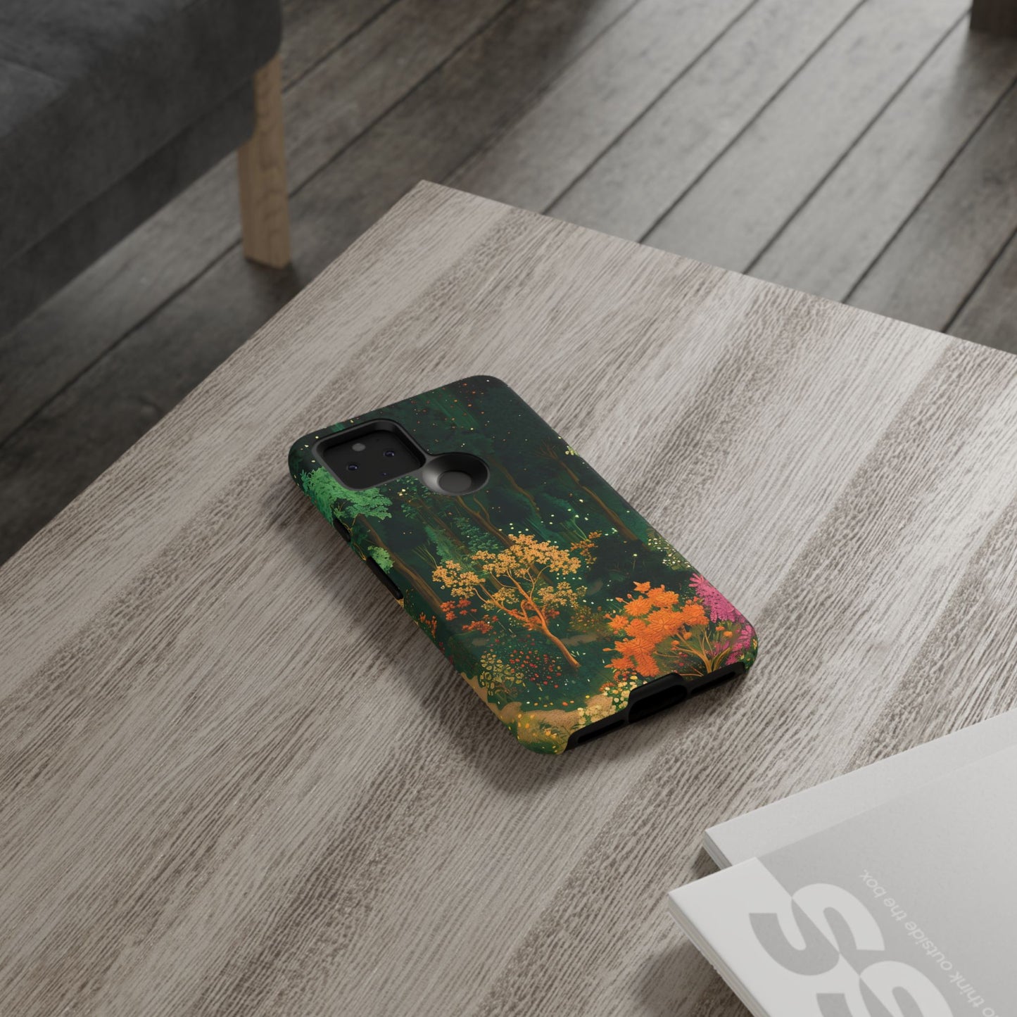 Nature-Inspired Phone Case, Floral Design, Tough iPhone Cover, Gift for Nature Lovers, Colorful Phone Accessory