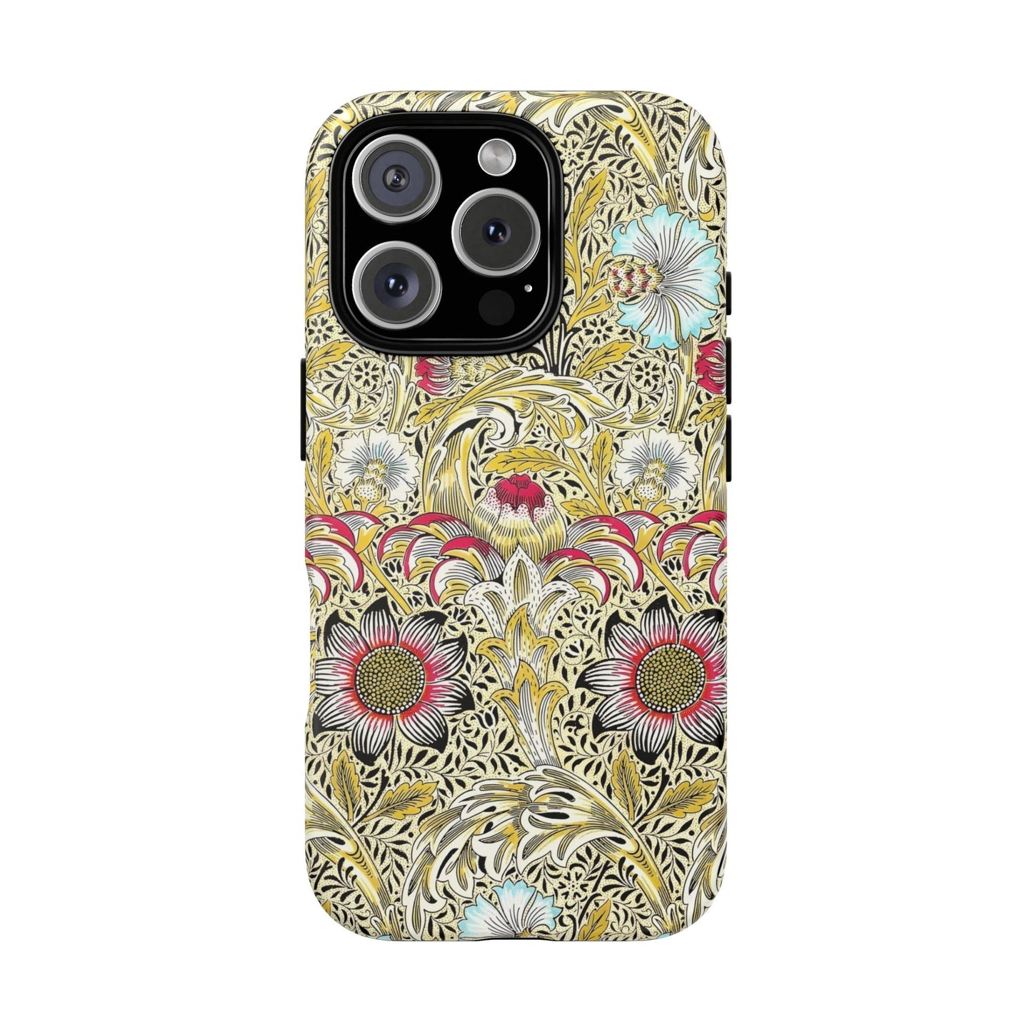 Floral Phone Case - Tough Cases, Floral Design, Stylish, Protective, Unique Gift for Her, Phone Accessories