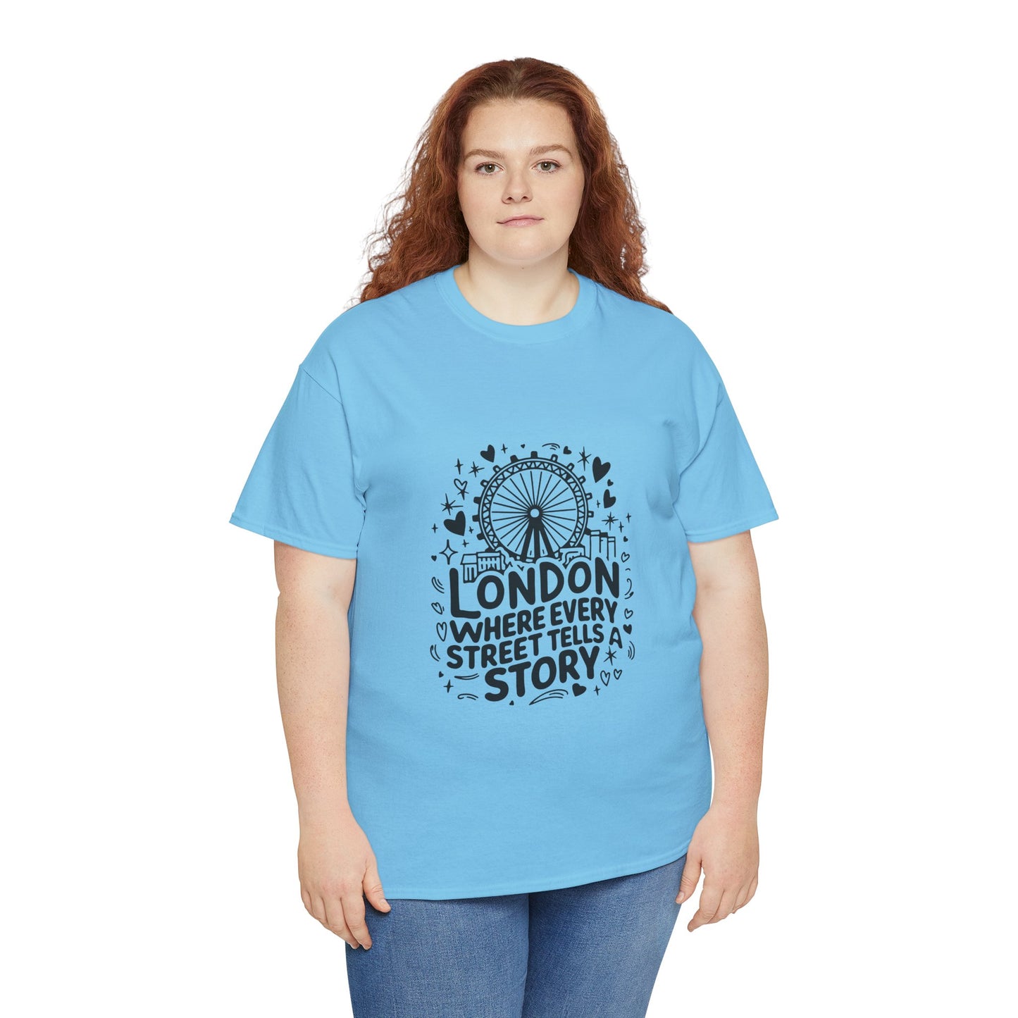 Unisex Heavy Cotton Tee - London's Story Telling Streets