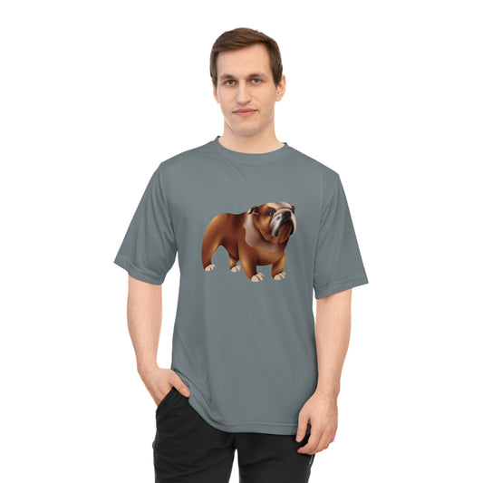Unisex Zone Performance T-shirt - Adorable British Dog
