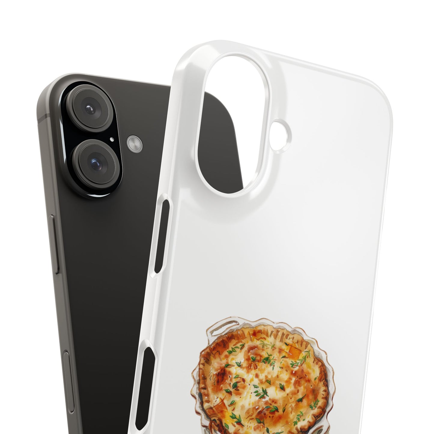 Quiche Lover Slim Phone Cases, Cute Foodie Phone Cover, Quirky Gift for Chefs, Kitchen Decor, Foodie Birthday Gift