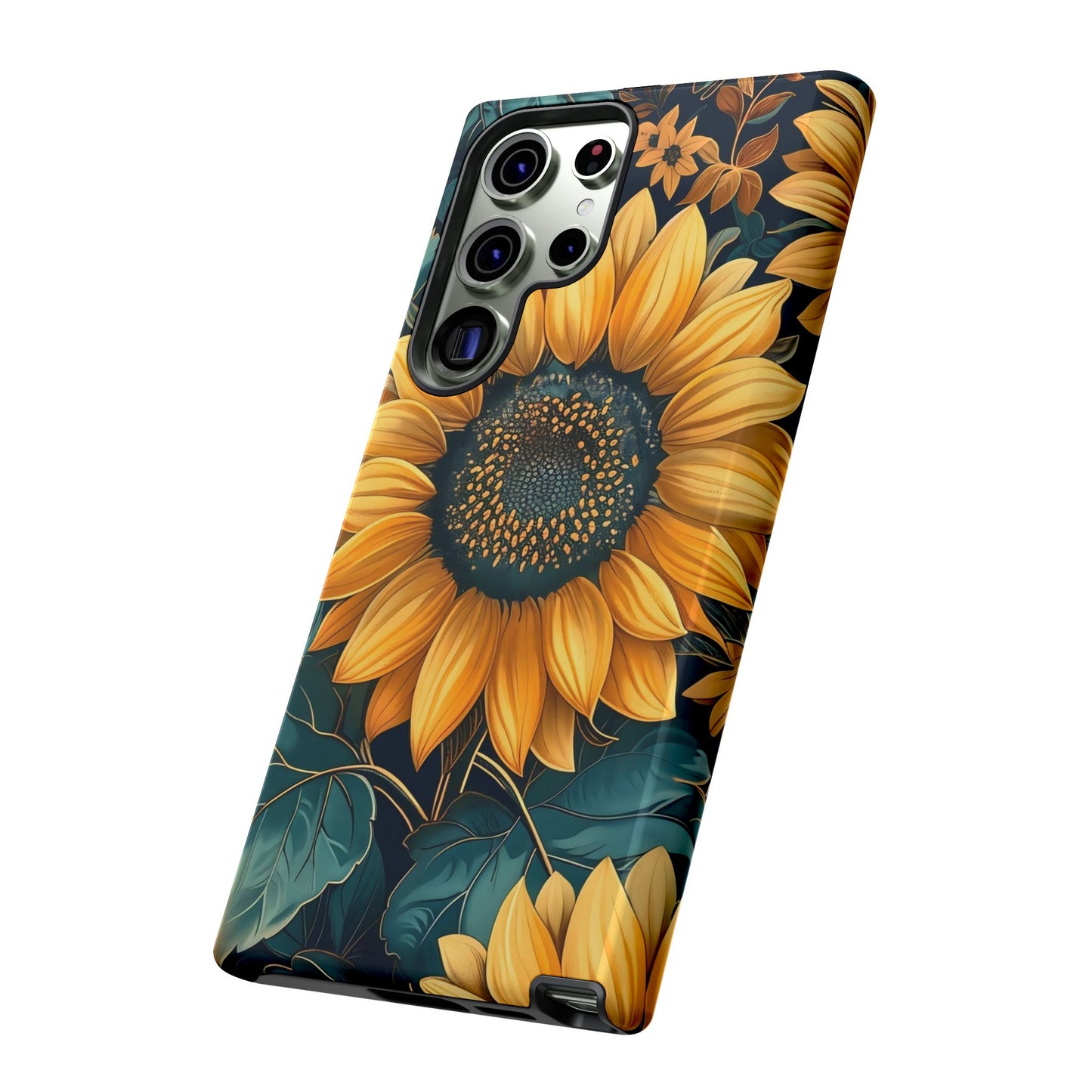 Sunflower Phone Case - Bright Floral Design, Stylish Tough Cover for Sunflower Lovers, Gift for Plant Enthusiasts, Mom Gift, Nature Lovers