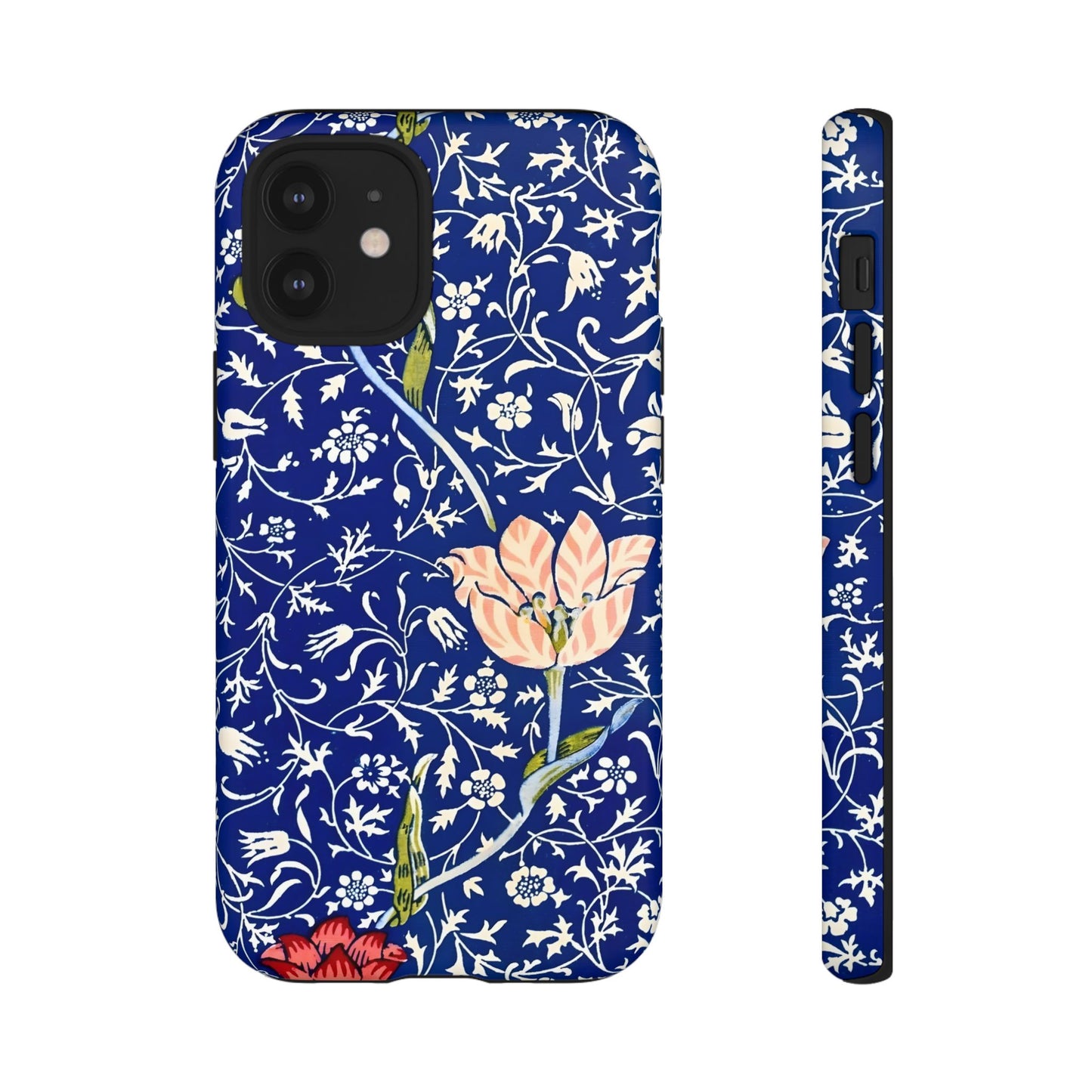 Floral Phone Case, Unique Tough Phone Cover, Gift for Her, Spring Decor, Durable Protective Case, Elegant Floral Design
