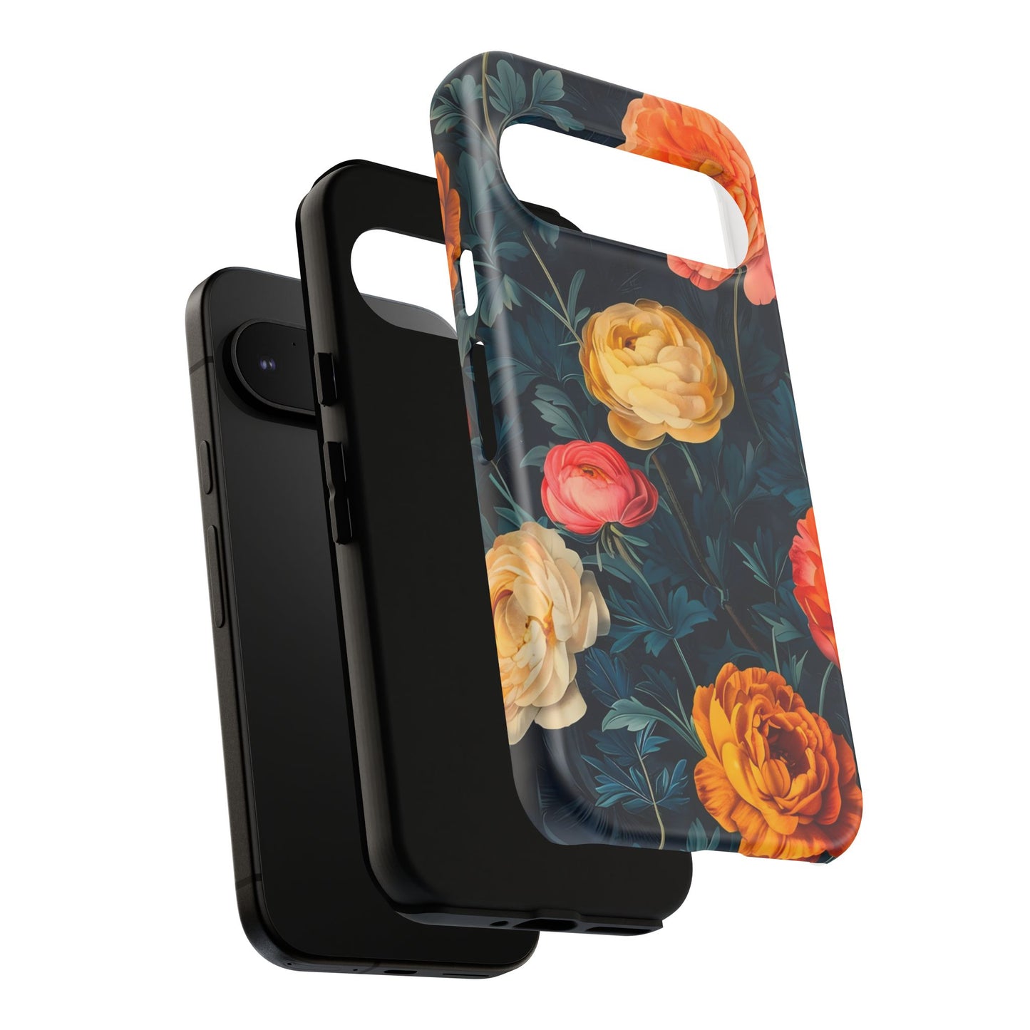 Floral Phone Case - Tough Cases, Stylish Protection, Gift for Flower Lovers, Customizable Cover, Floral Design Mobile Accessory