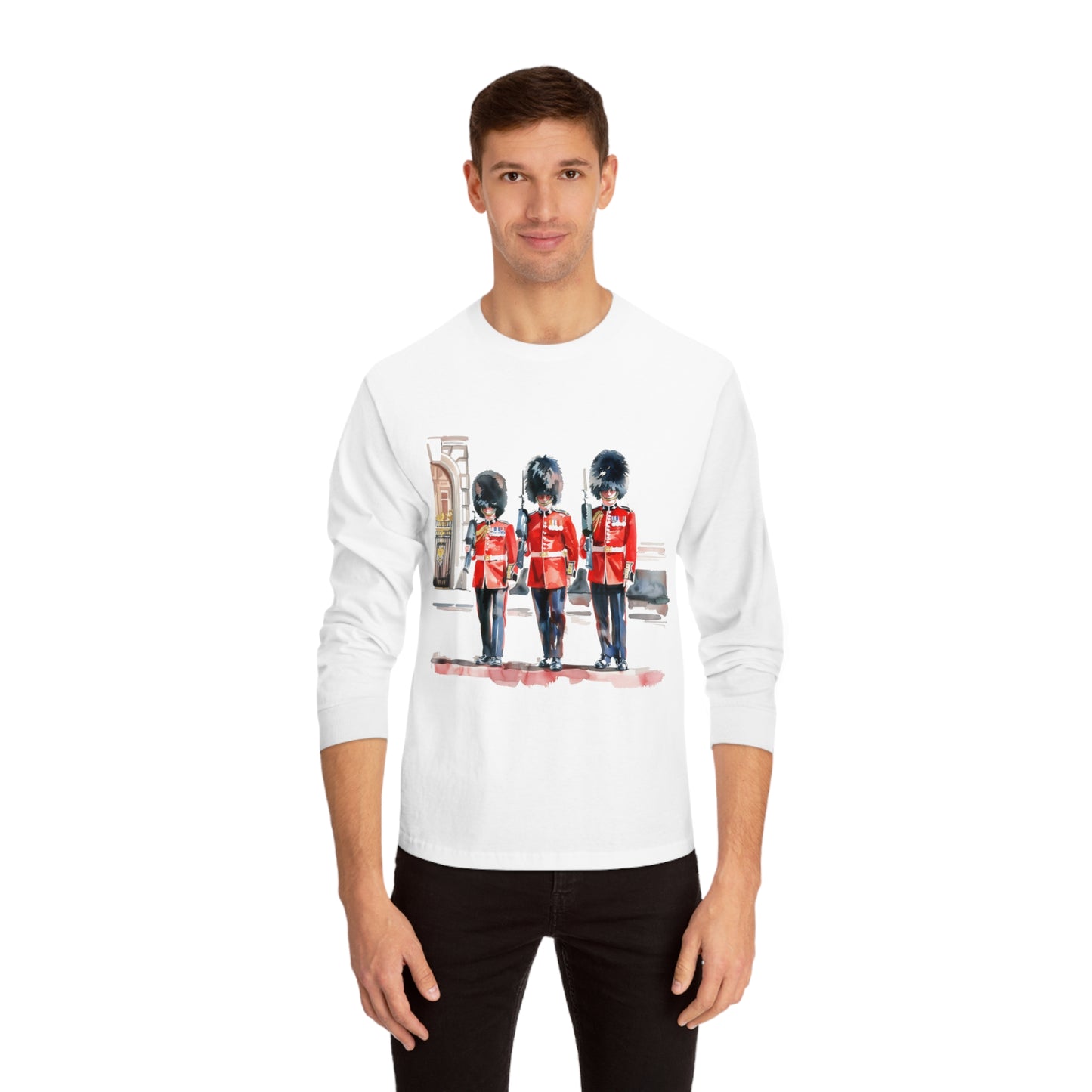 Unisex Classic Long Sleeve T-Shirt - Red Jacket - Bodmin Keep: Cornwall's Army Museum