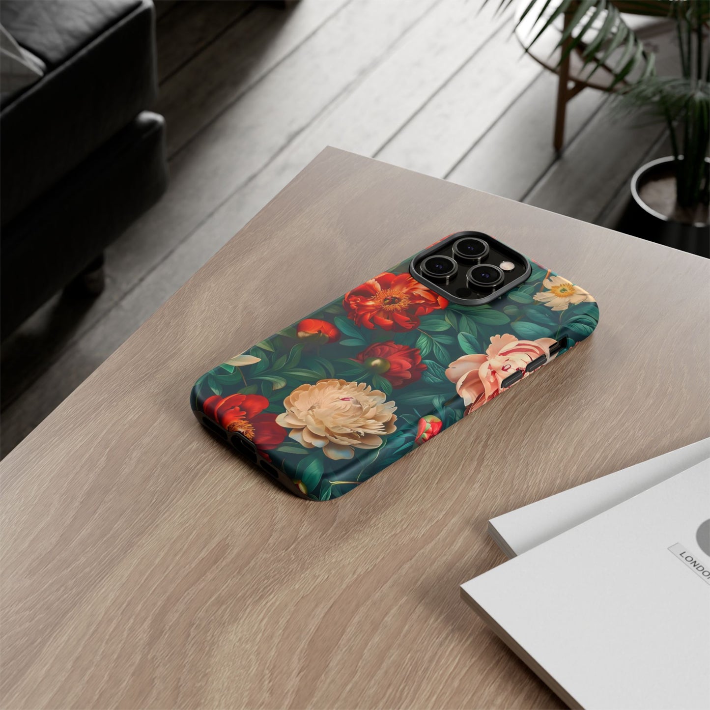 Floral Phone Case - Tough Cases, Vibrant Protection, Gift for Her, Cute Floral Design, Trendy Accessory, Perfect for Spring