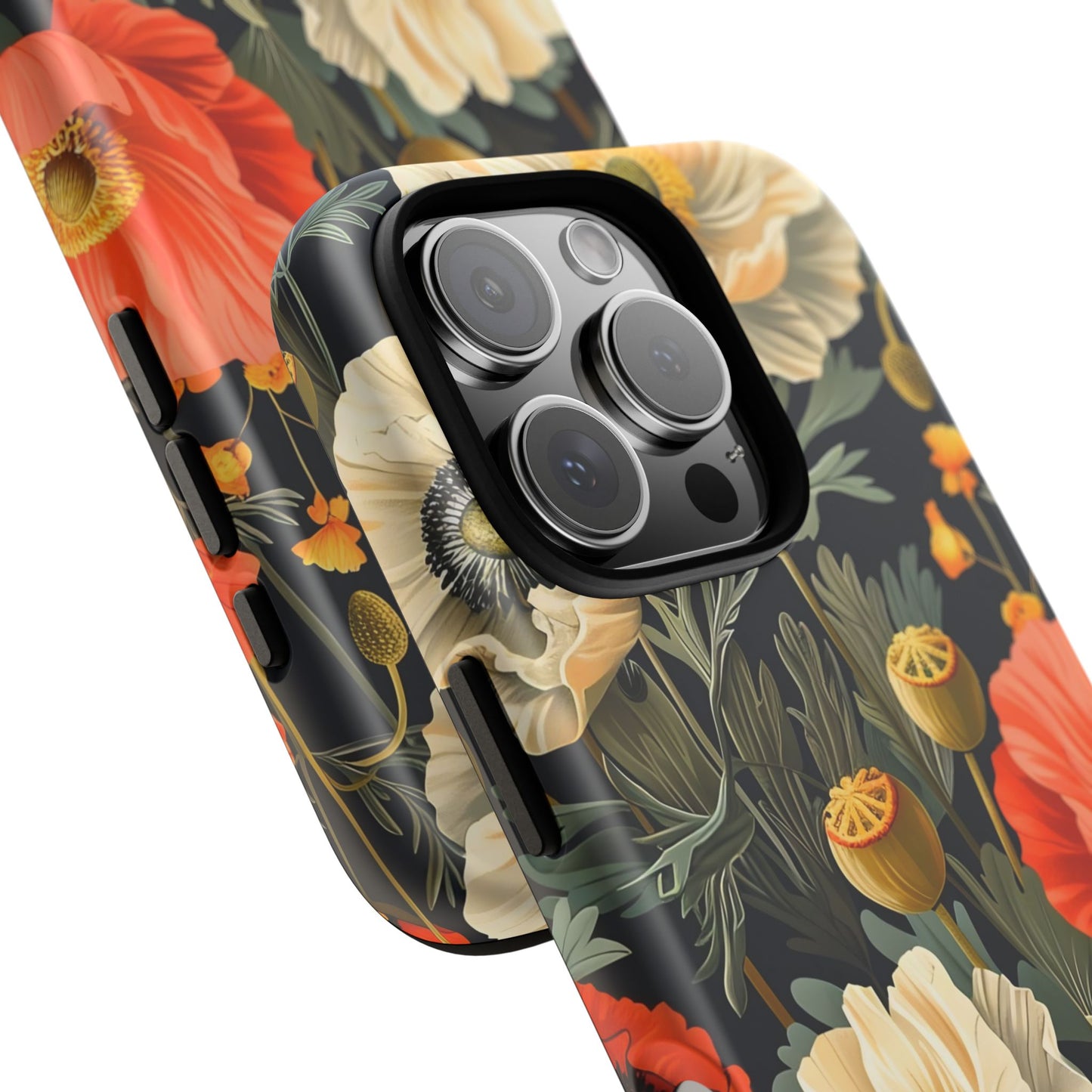 Floral Phone Case - Tough Cases with Vibrant Garden Design, Phone Accessory, Gift for Her, Spring Style, Nature Lover