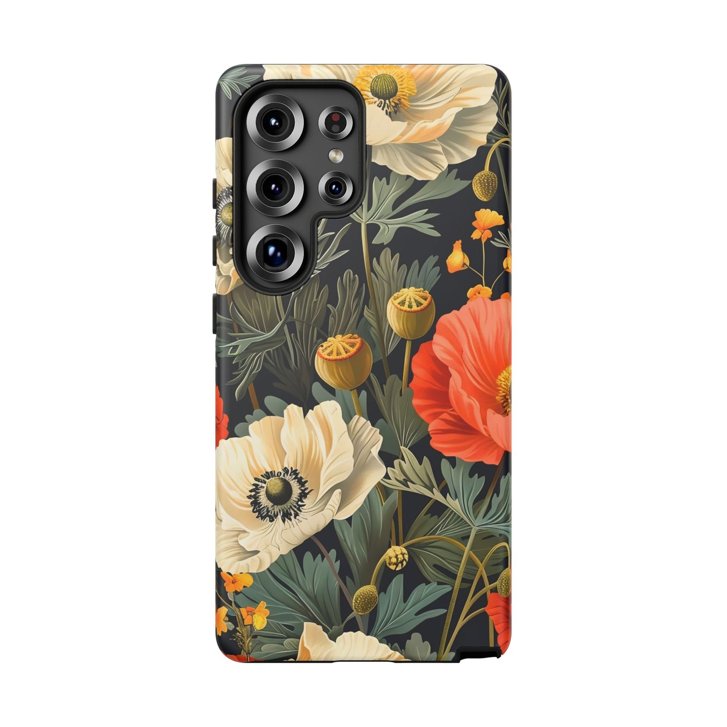 Floral Phone Case - Tough Cases with Vibrant Garden Design, Phone Accessory, Gift for Her, Spring Style, Nature Lover