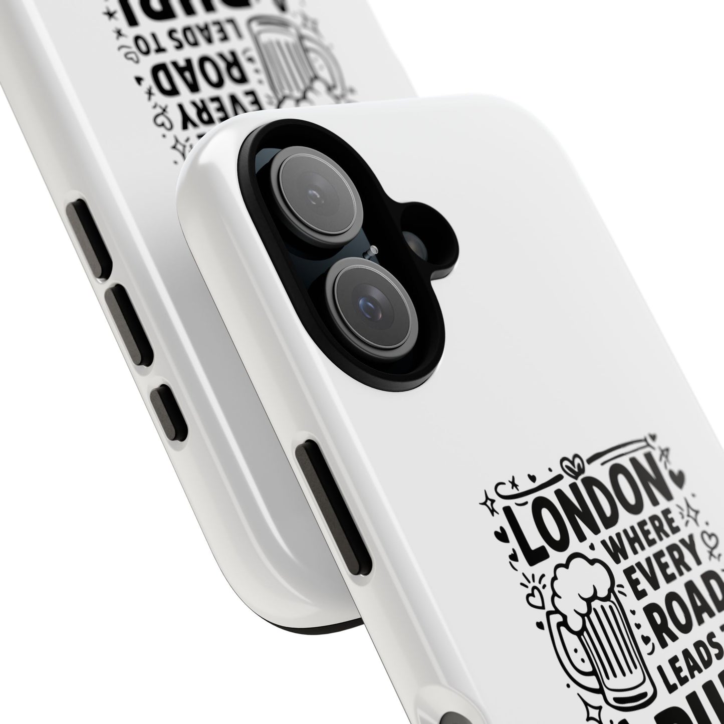London Pub-Themed Phone Case - Where Every Road Leads to a Pub!