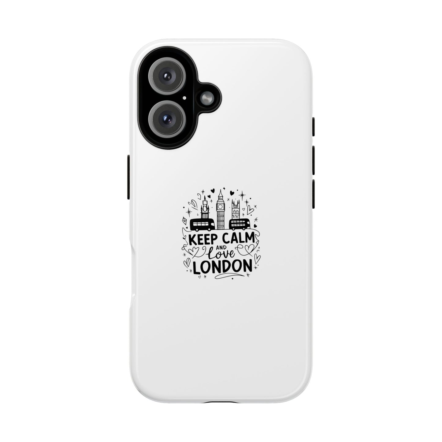 London Keepsake Phone Case - Keep Calm and Love London Design