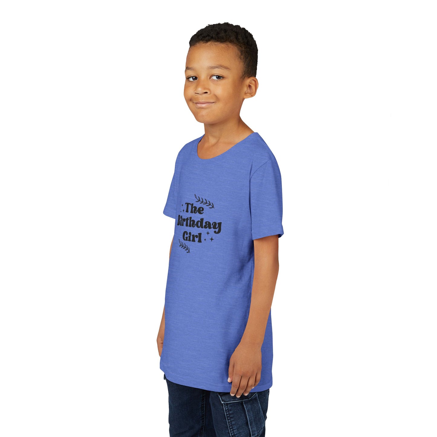 Youth Short Sleeve Tee - The Birthday Girl - Fun Celebration T-Shirt for Kids