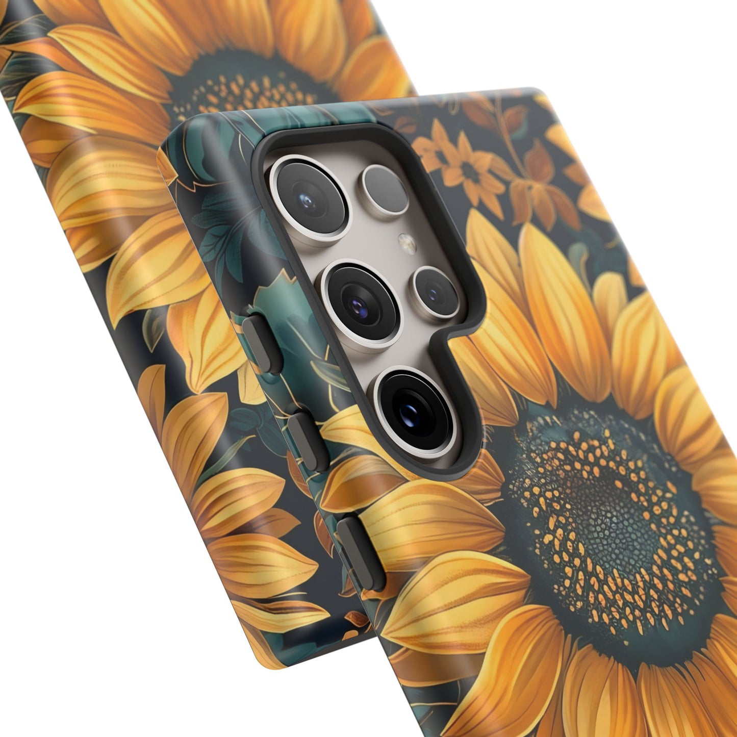 Sunflower Phone Case - Bright Floral Design, Stylish Tough Cover for Sunflower Lovers, Gift for Plant Enthusiasts, Mom Gift, Nature Lovers