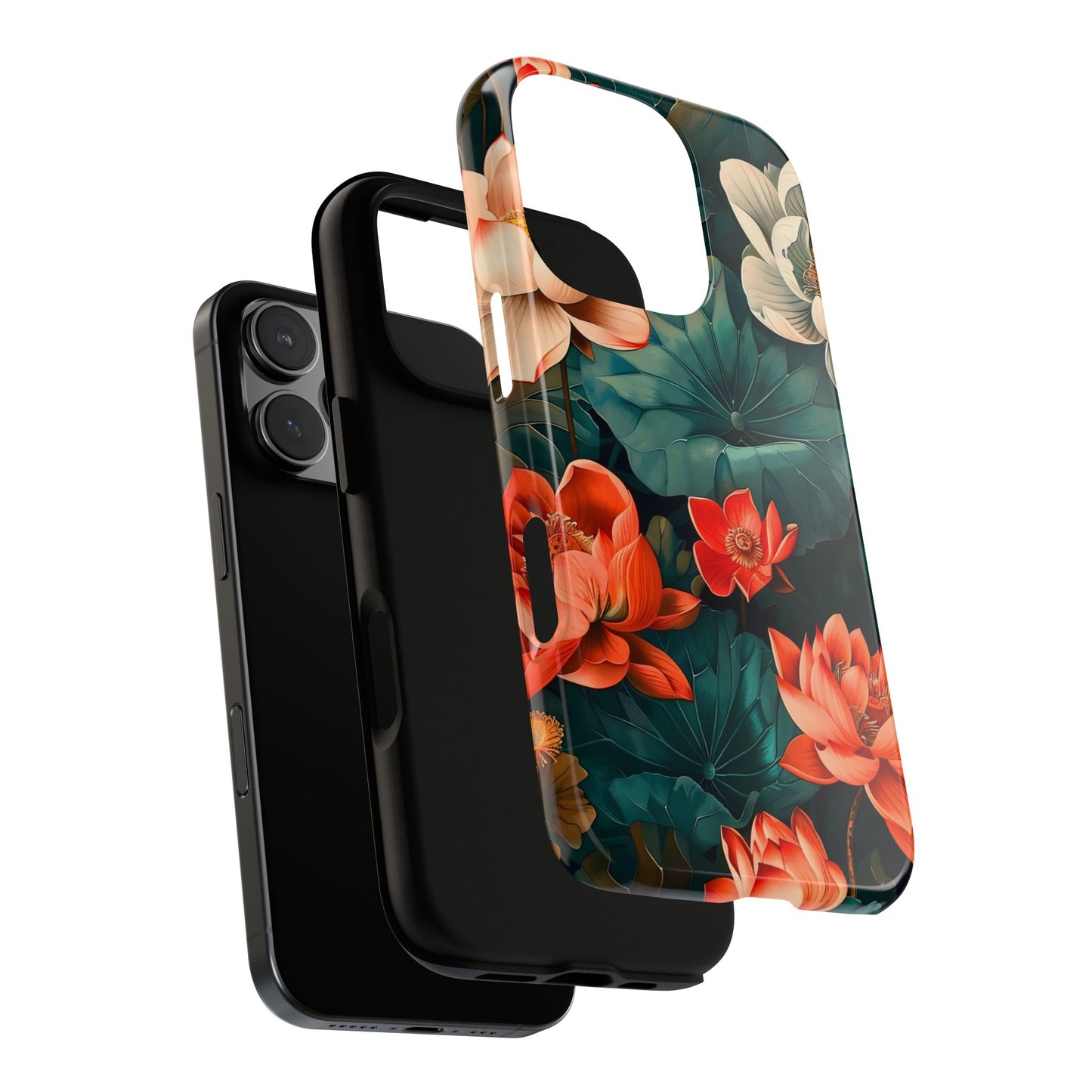 Flower Phone Case, Floral Phone Cover, Tough Case for Floral Lovers, Gift for Her, Stylish Tech Accessories