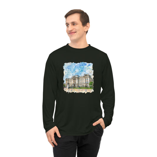Unisex Performance Long Sleeve Shirt - England Aesthetics - Embracing Classic British Charm and Style