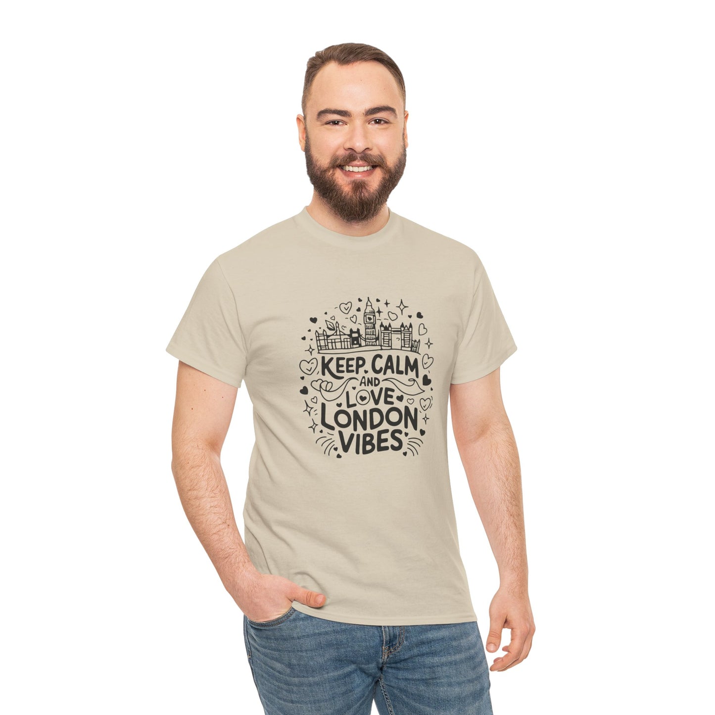 Unisex Cotton T-Shirt - Stay Cool and Love London Always