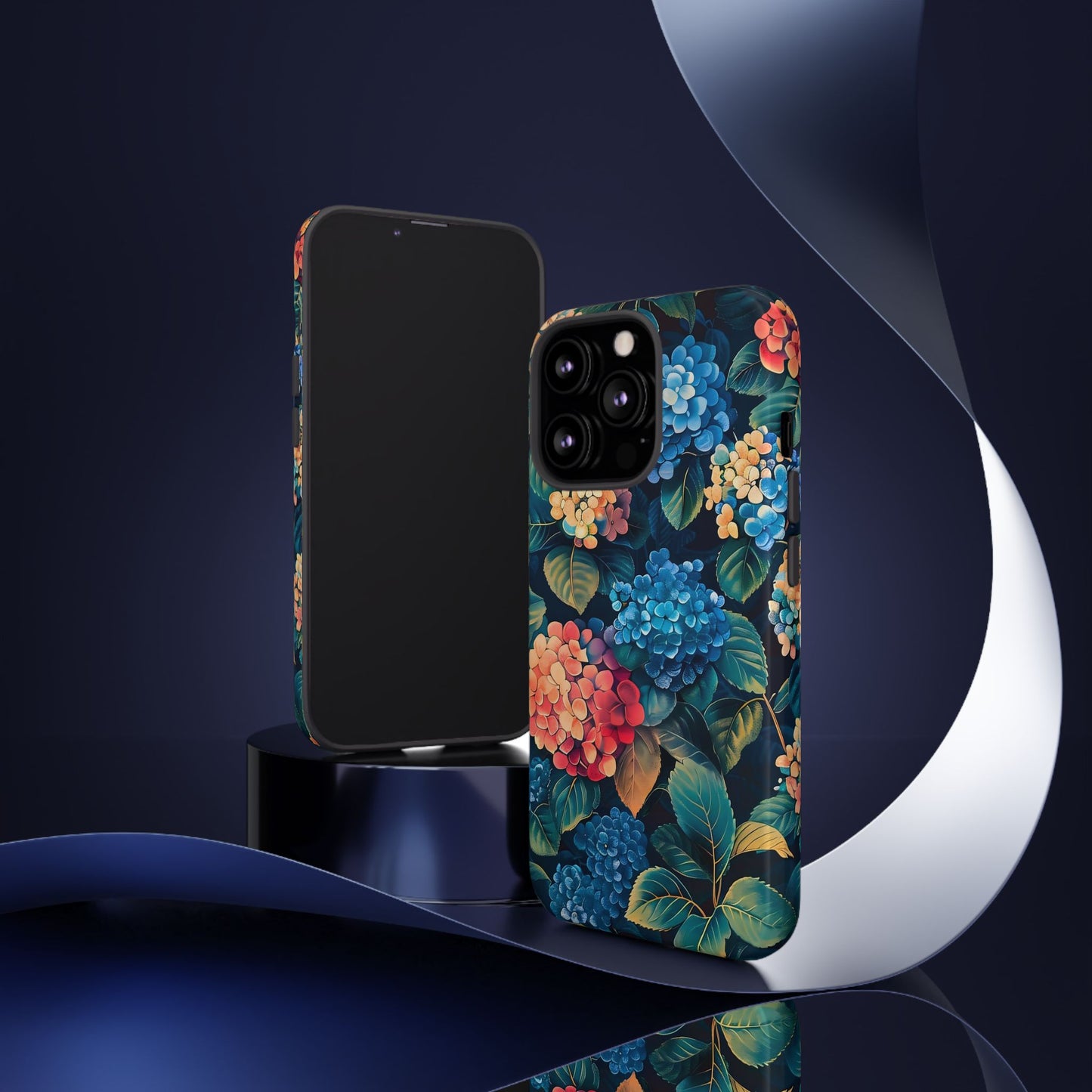 Floral Phone Case, Stylish Tough Case for Gardener Gift, Flower Lover Accessory, Pretty Floral Design, Protective Case