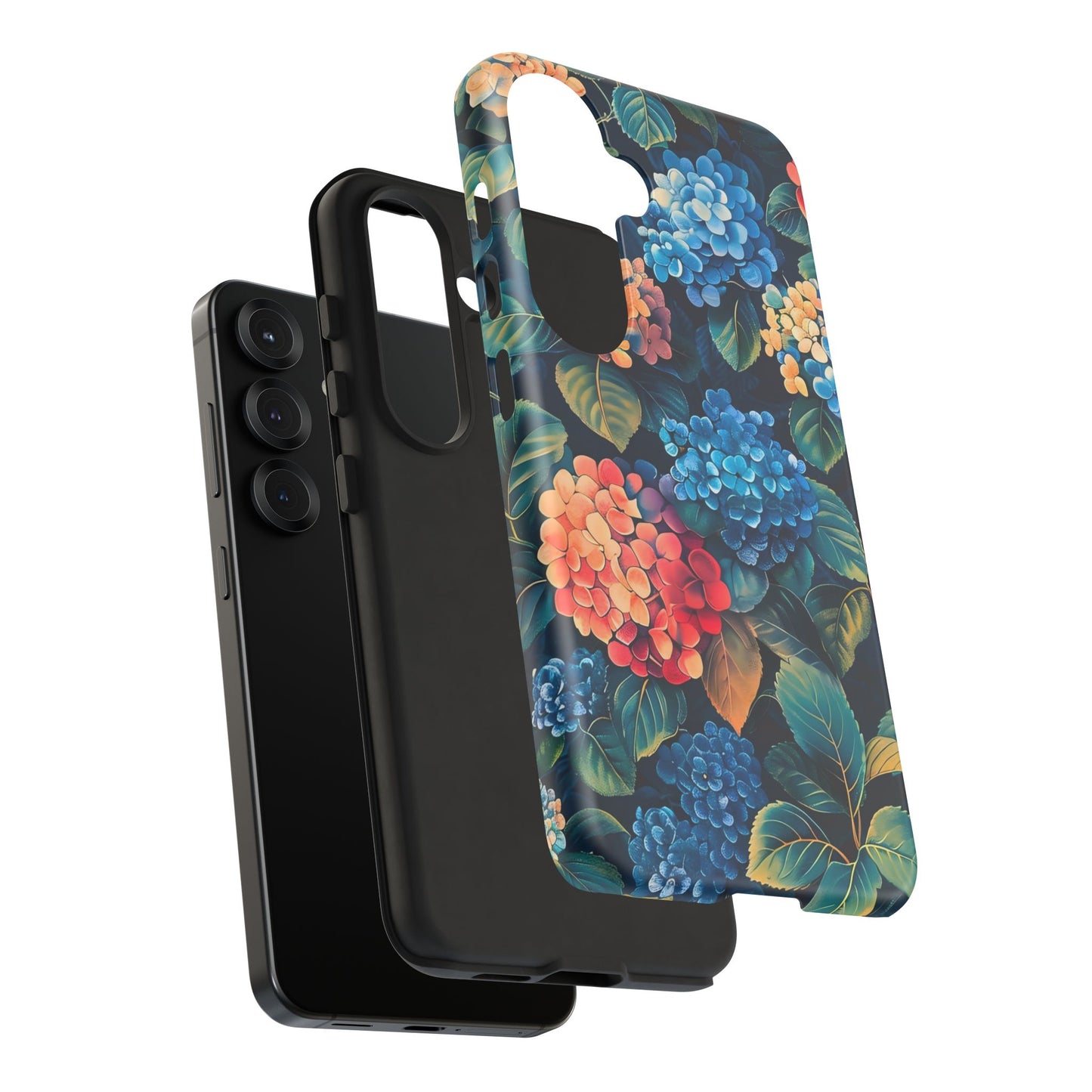 Floral Phone Case, Stylish Tough Case for Gardener Gift, Flower Lover Accessory, Pretty Floral Design, Protective Case