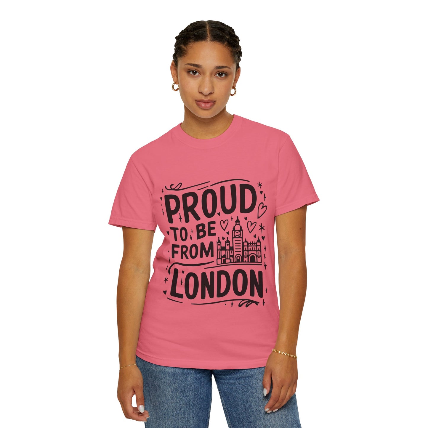 Unisex Garment-Dyed T-shirt - Proud to be from London