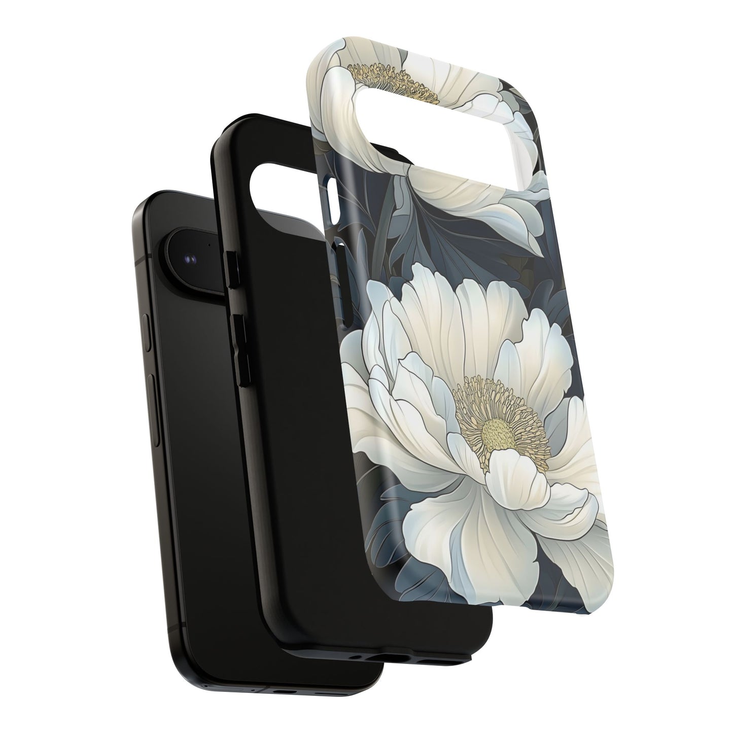 Elegant Floral Phone Case, Floral iPhone Cover, Flower Art Phone Case, Eco-Friendly Mobile Protection, Tough & Stylish Phone Case