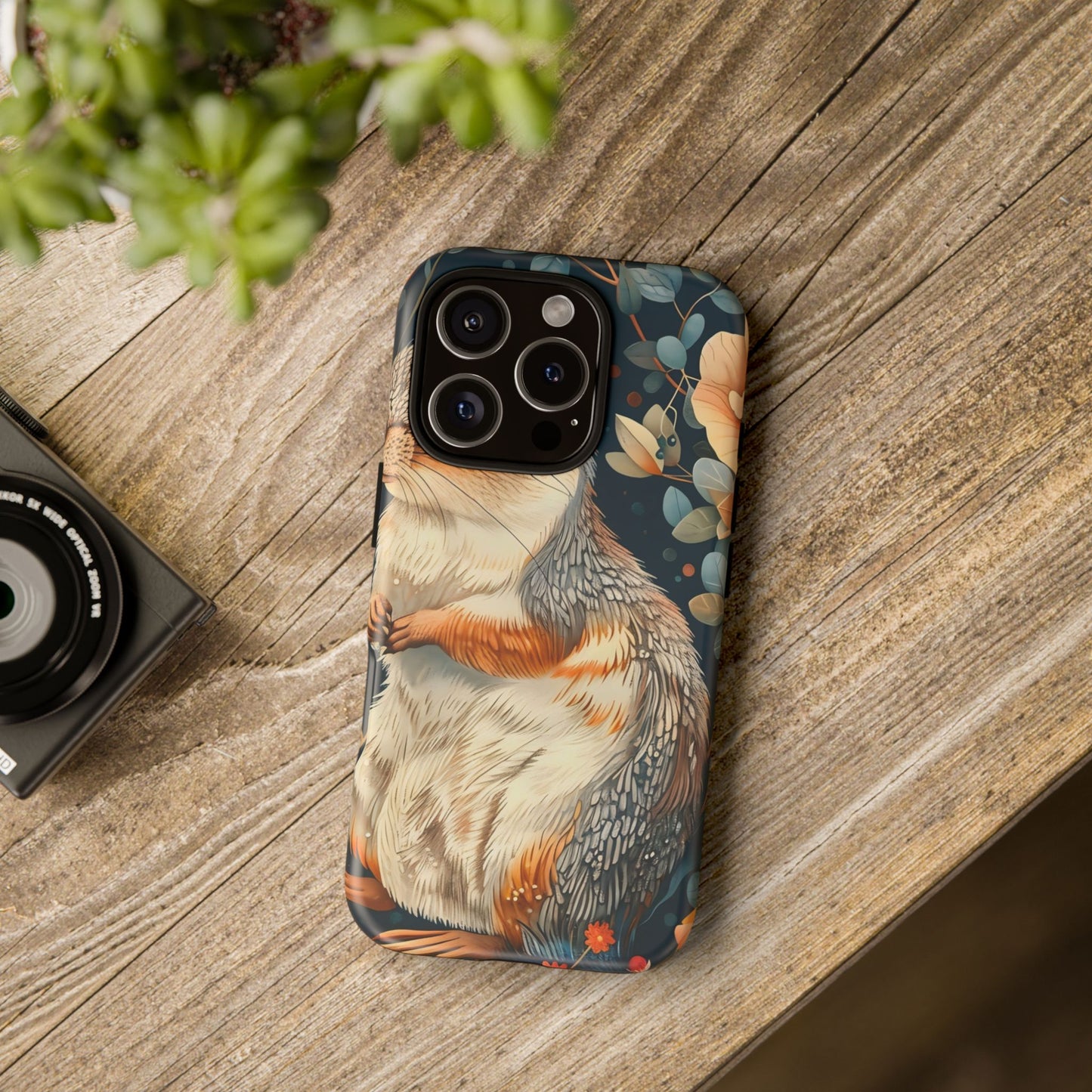 Cute Animal Phone Case, Tough Cases with Adorable Design, Perfect for Gifts, Nature Lovers, Holiday Decor, Eco-Friendly