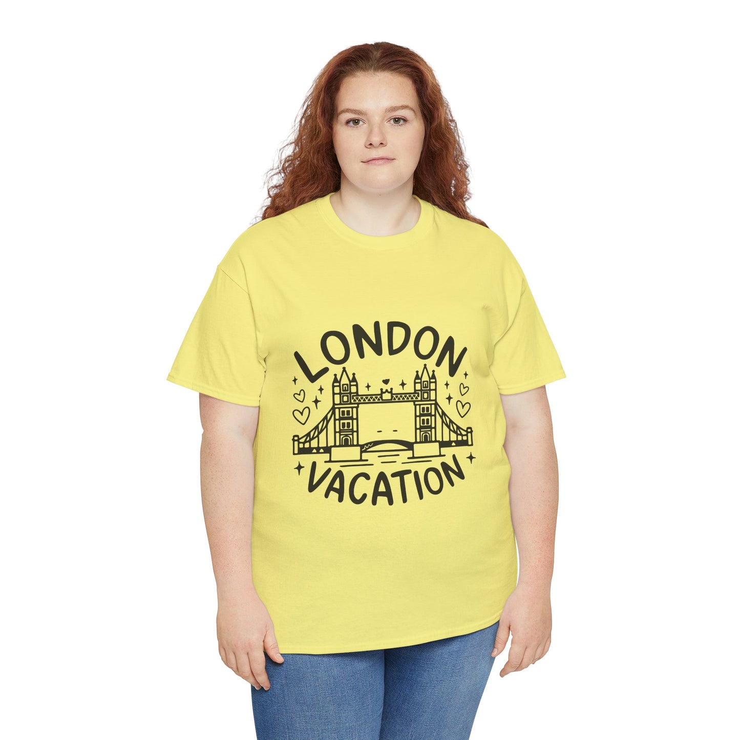 Unisex Heavy Cotton Tee - London's Cozy Vacations