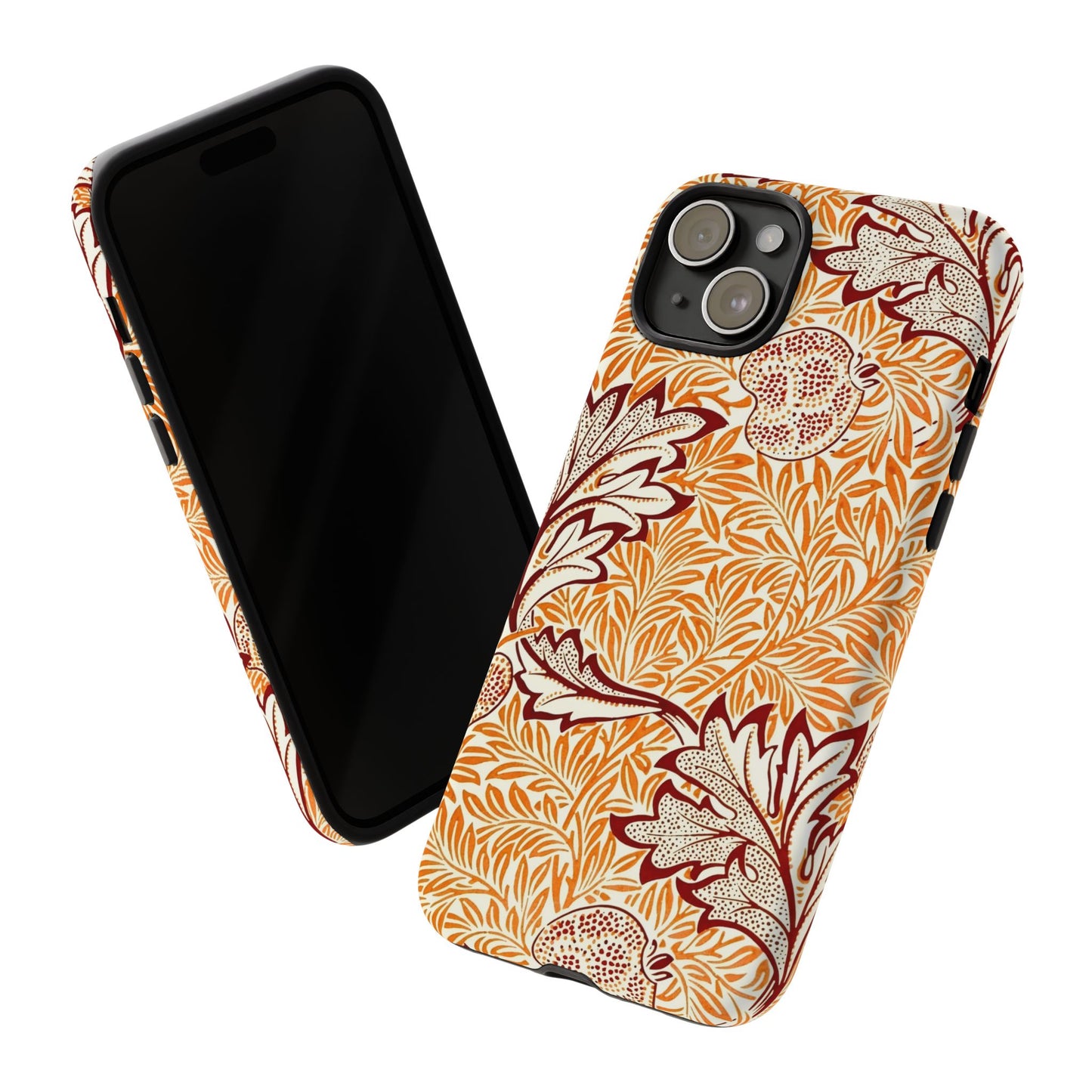 Stylish Phone Case, Tough Cases with Floral Design, Protective Cover, Gift for Her, Cute Phone Accessory