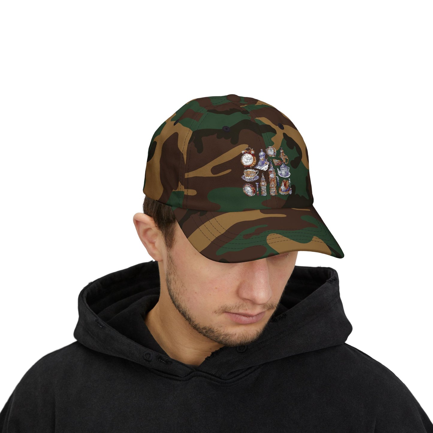 Stylish Classic Dad Cap, Camo Dad Hat, Father's Day Gift, Trendy Accessories, Casual Wear, Outdoor Adventure Hat