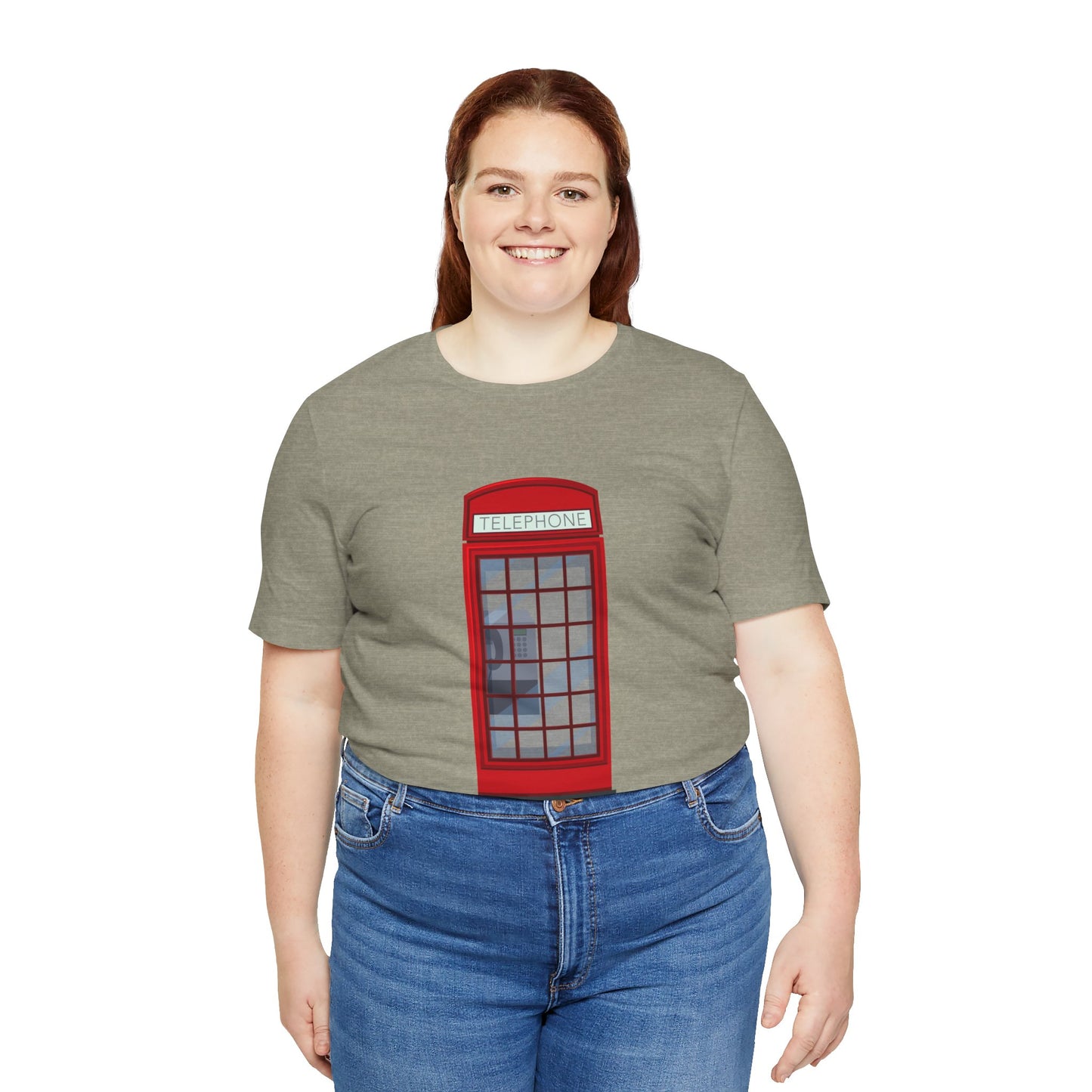 Unisex Jersey Short Sleeve Tee - British Public Telephone