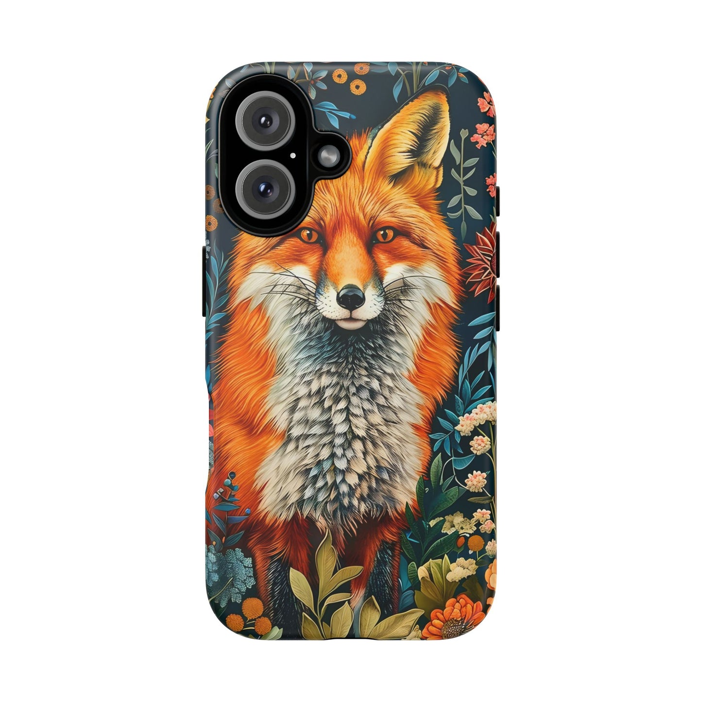 Vibrant Fox Phone Case, Tough Phone Cover, Unique Wildlife Accessory, Gift for Animal Lovers, Nature-Inspired Design