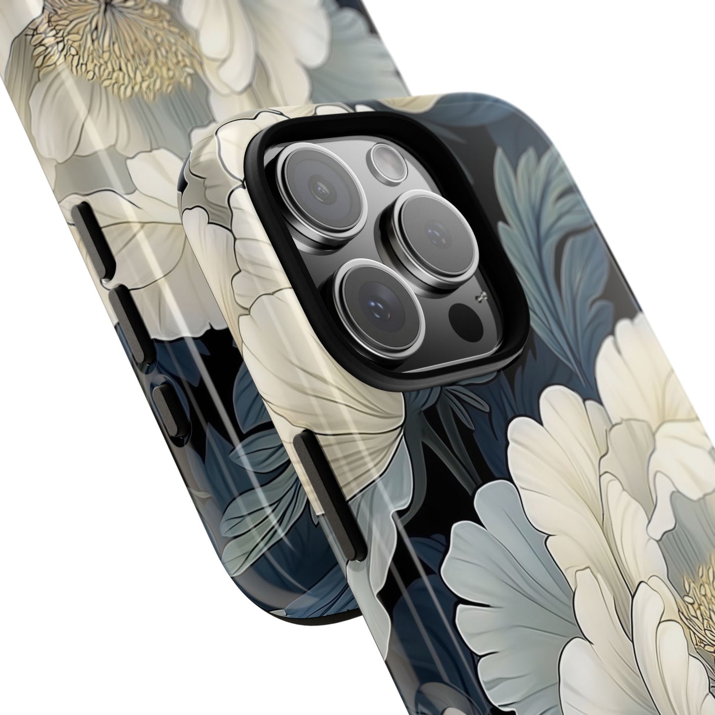 Floral Phone Case - Elegant Tough Cases for Nature Lovers, Stylish Protective Cover for Gifts, Birthdays, Mom's Day, Floral Design
