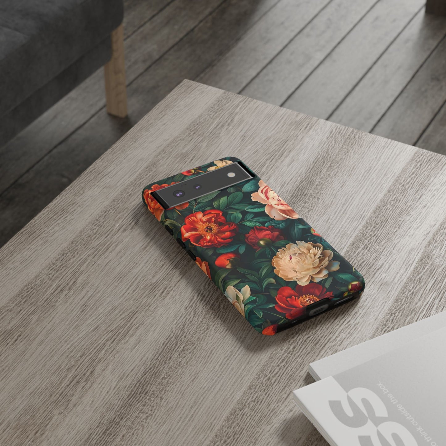 Floral Phone Case - Tough Cases, Vibrant Protection, Gift for Her, Cute Floral Design, Trendy Accessory, Perfect for Spring