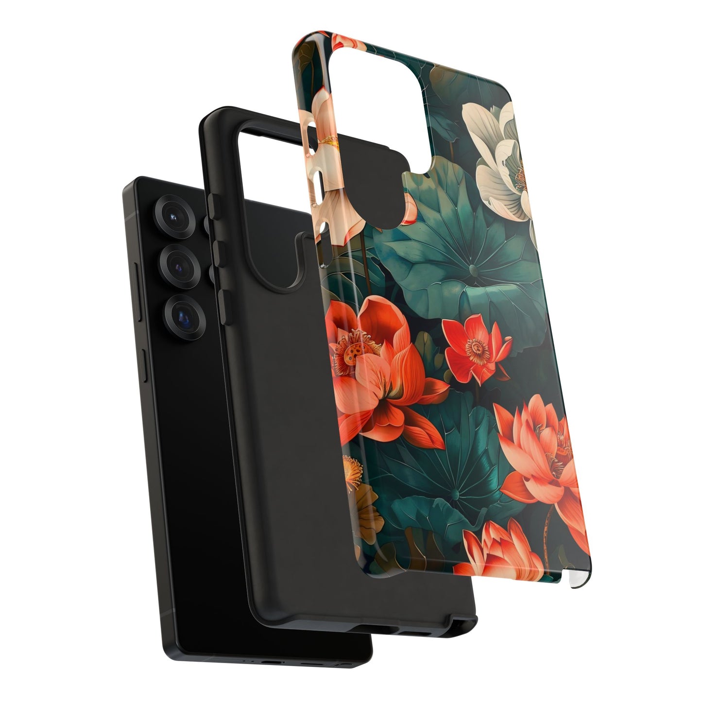 Flower Phone Case, Floral Phone Cover, Tough Case for Floral Lovers, Gift for Her, Stylish Tech Accessories