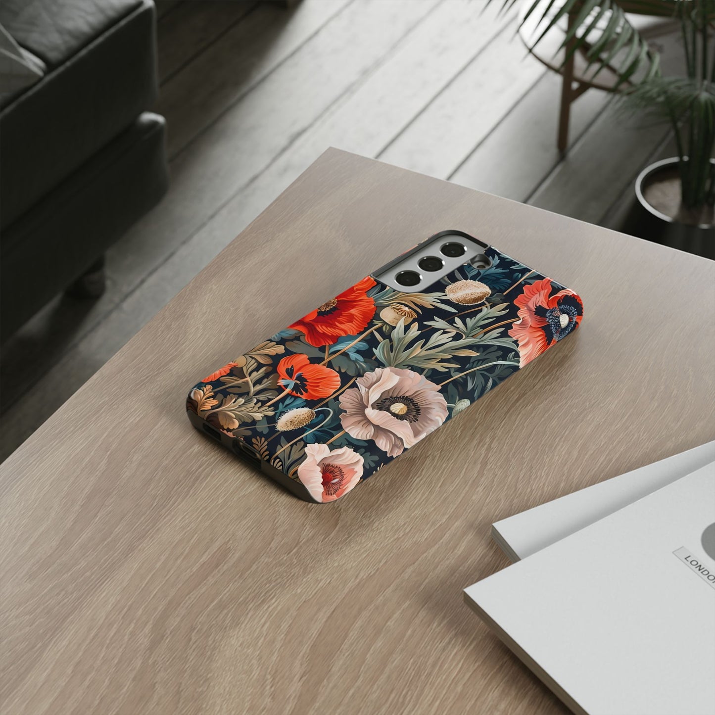Floral Phone Case - Tough Cases, Flower Design, Chic Tech Accessories, Stylish Gifts, Unique Phone Protectors