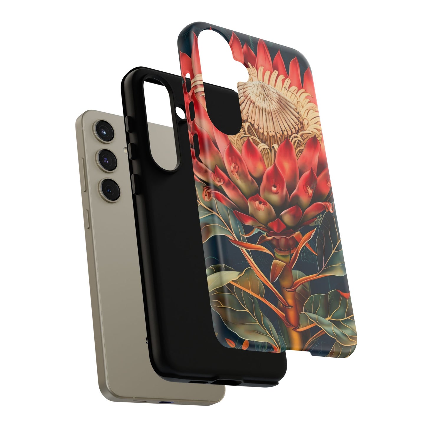 Tough Cases: Vibrant Floral Phone Case, Tough Phone Covers, Floral Art Cases, Nature Design Accessories, Gift for Nature Lovers