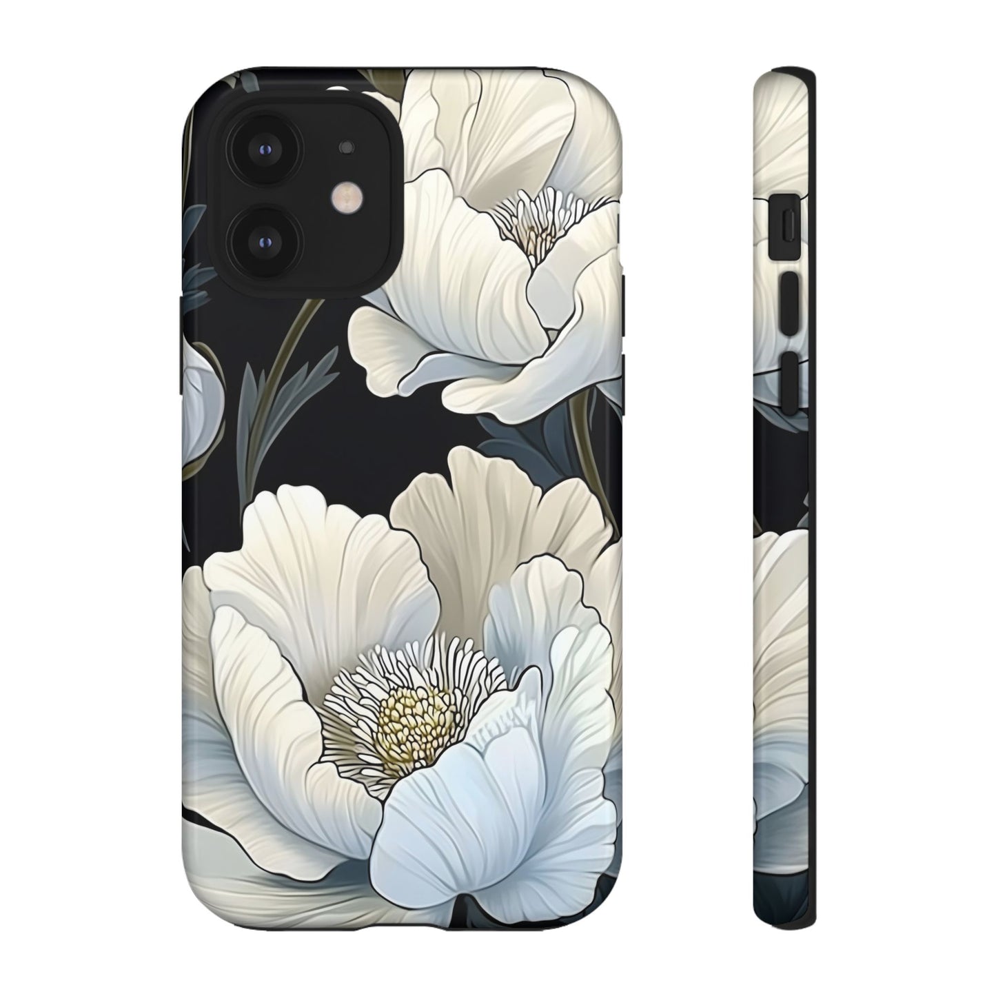 Floral Phone Case, Tough Cases for Women, Stylish Phone Cover, Floral Design Phone Protector, Nature Inspired Tech Accessories
