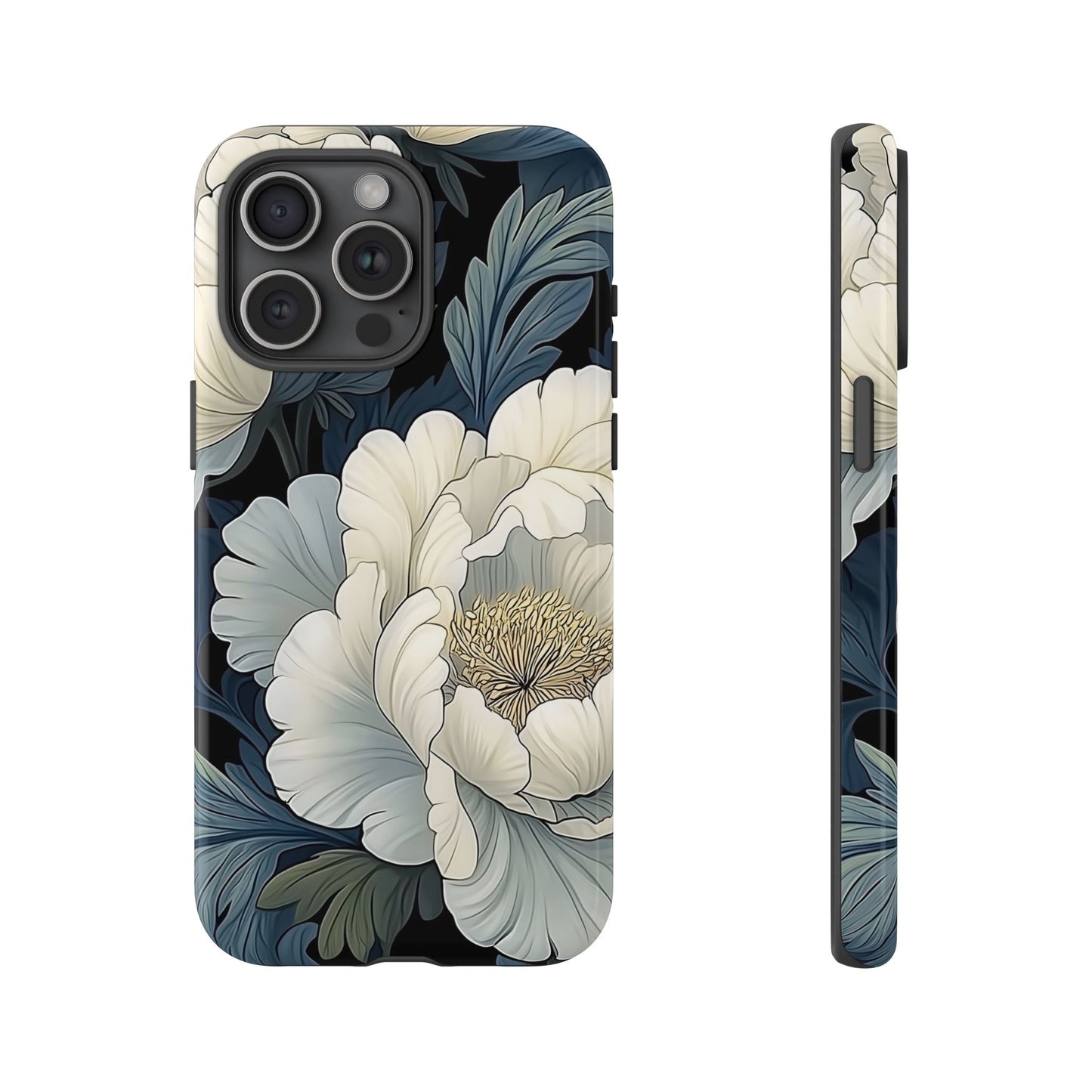 Floral Phone Case - Elegant Tough Cases for Nature Lovers, Stylish Protective Cover for Gifts, Birthdays, Mom's Day, Floral Design