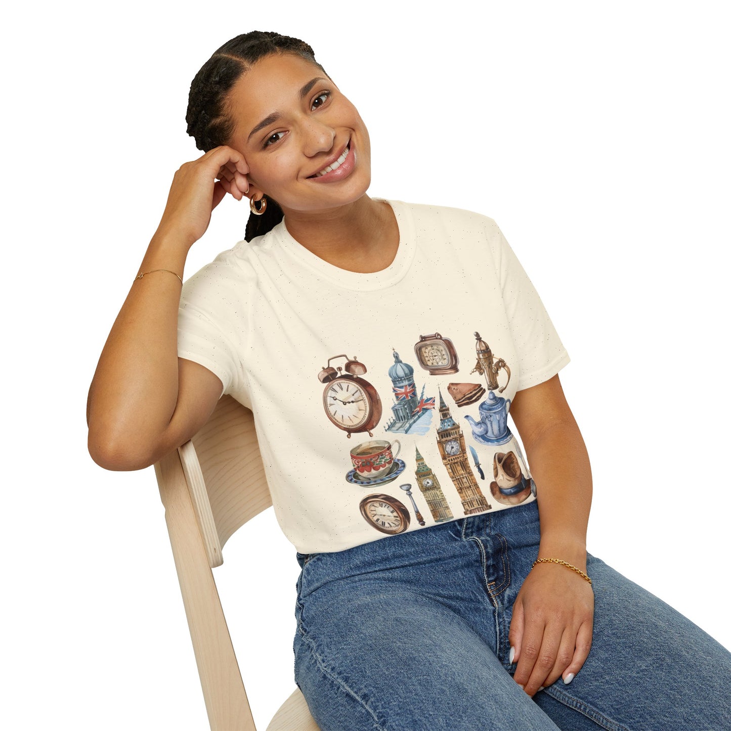Unisex Softstyle T-Shirt - Timeless Symbols - Iconic England