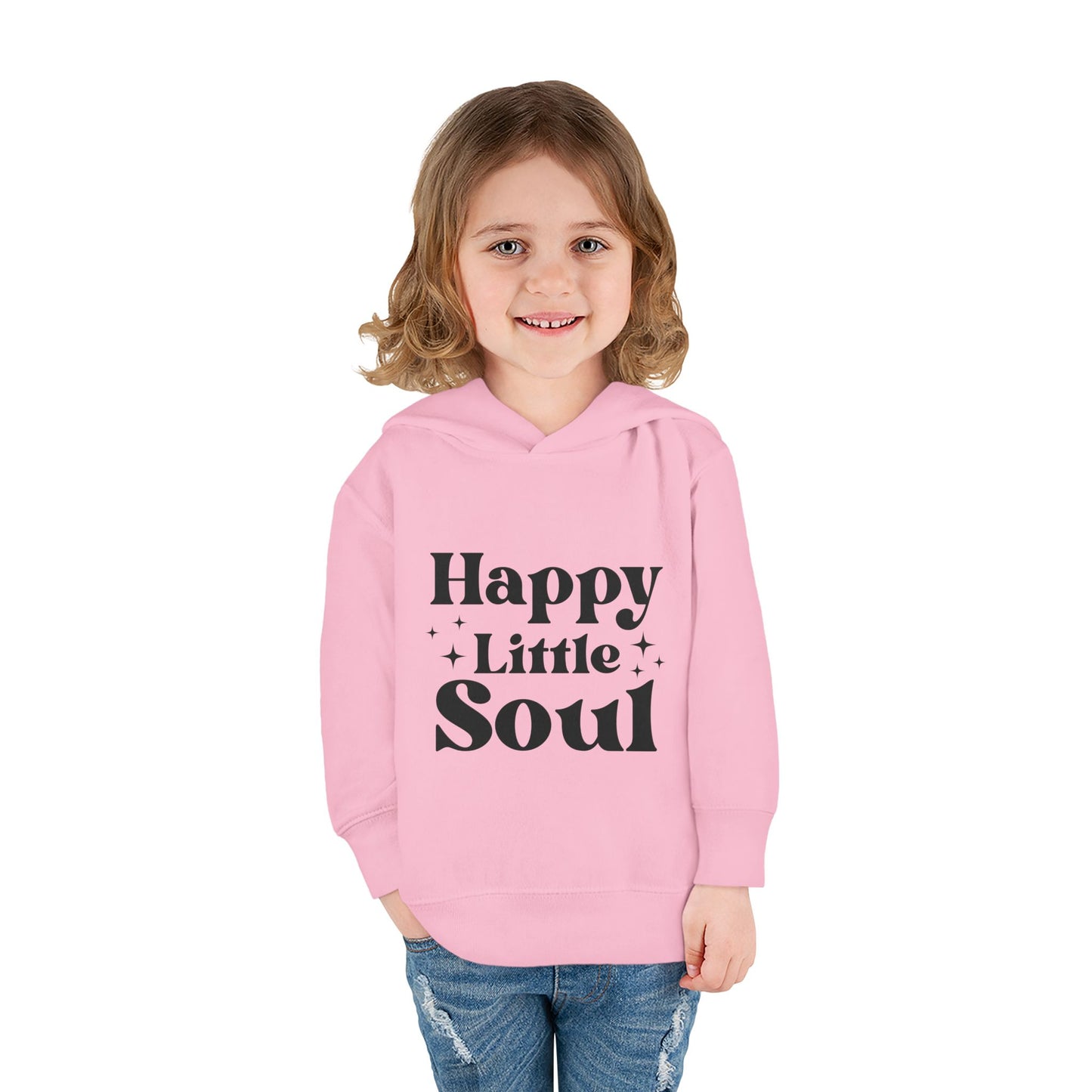 Happy Little Soul Toddler Hoodie - Cozy Fleece Pullover for Kids