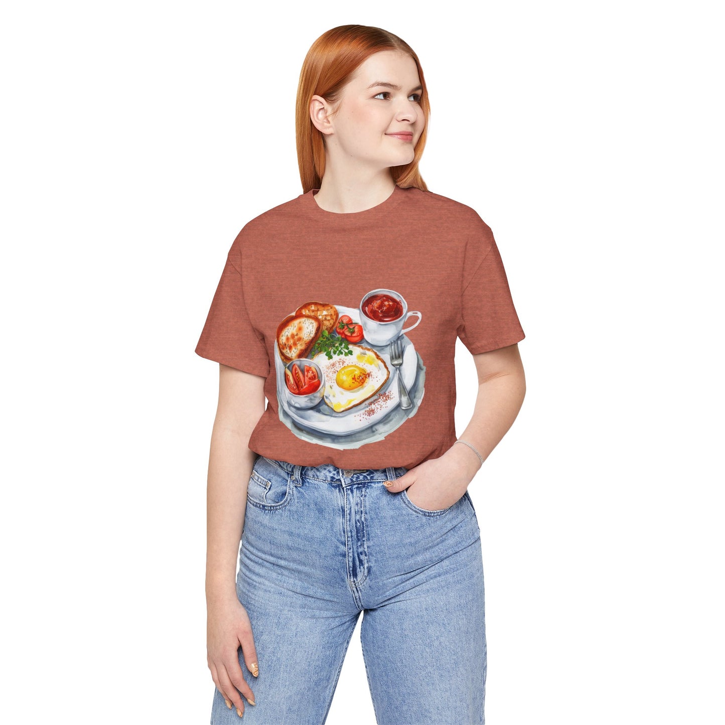 Unisex Jersey Short Sleeve Tee - From Pies to Puddings - Classic British Dishes